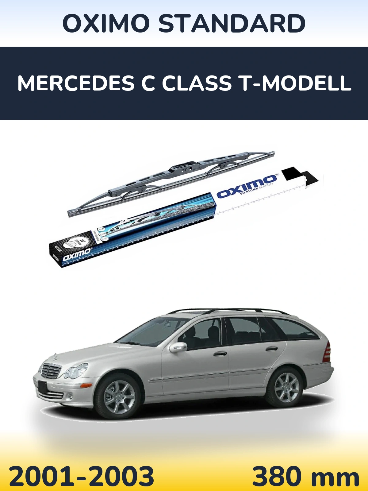 Torkarblad Oximo Standard för Mercedes C Class T-Modelll