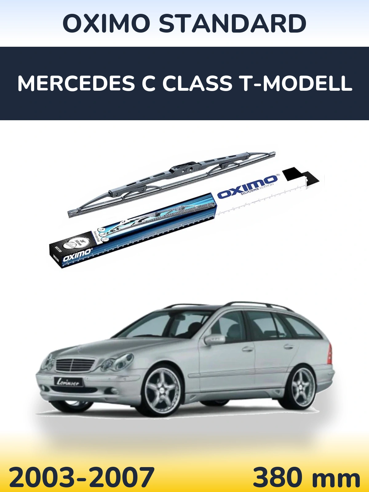 Torkarblad Oximo Standard för Mercedes C Class T-Modelll