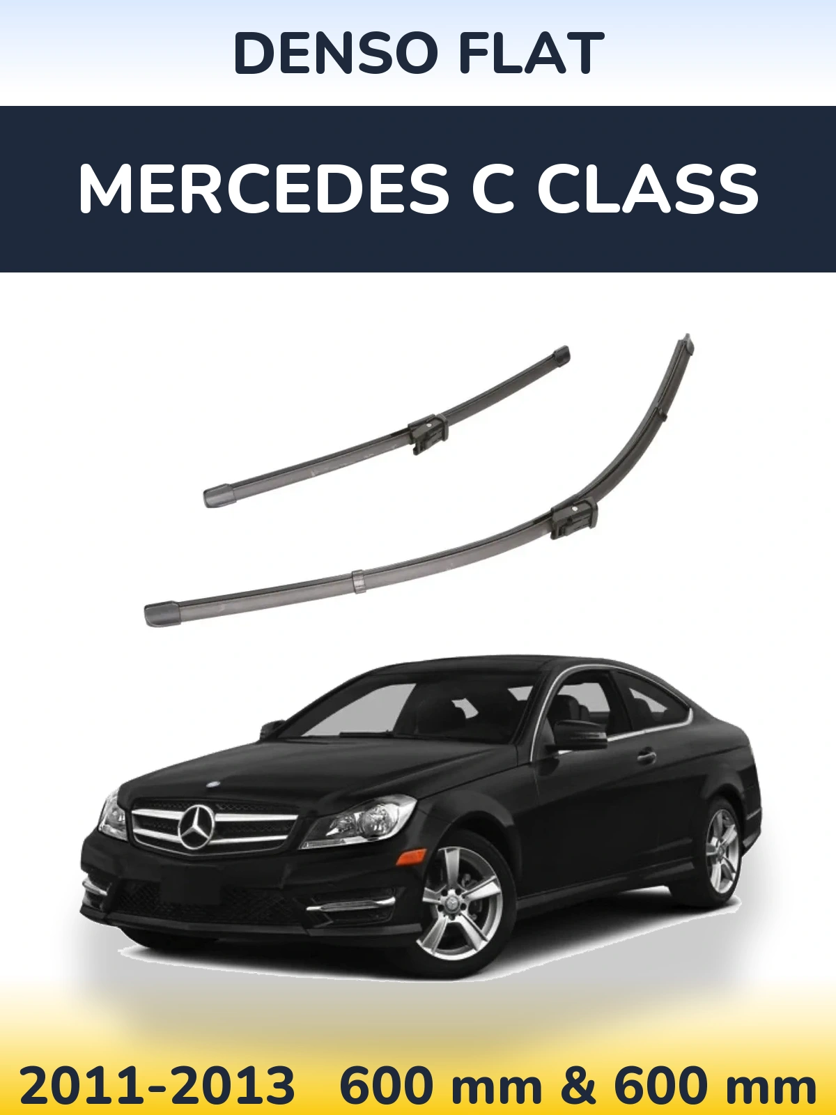 Torkarblad Denso Flat för Mercedes C Class