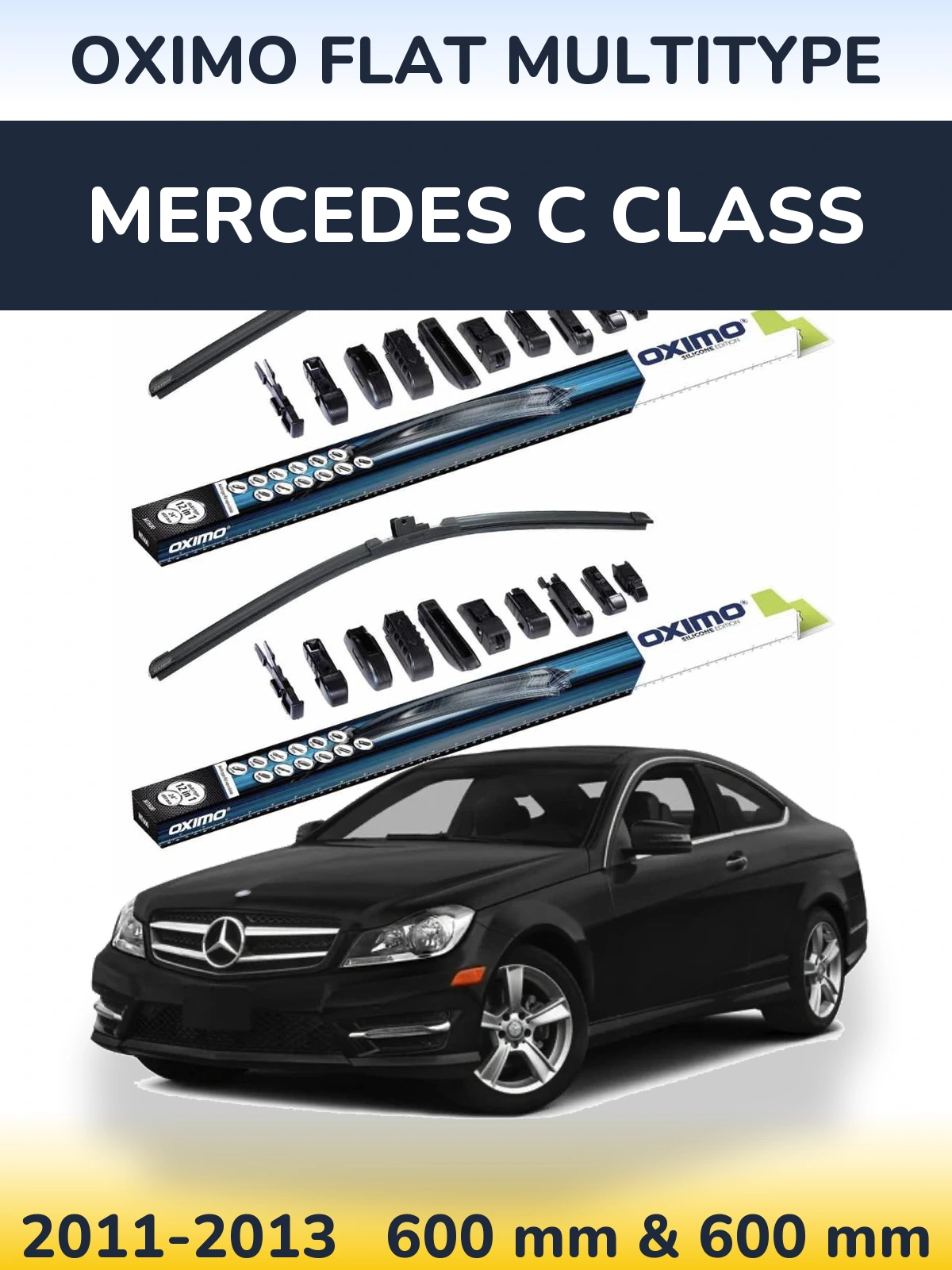 Torkarblad Oximo Flat MultiType för Mercedes C Class