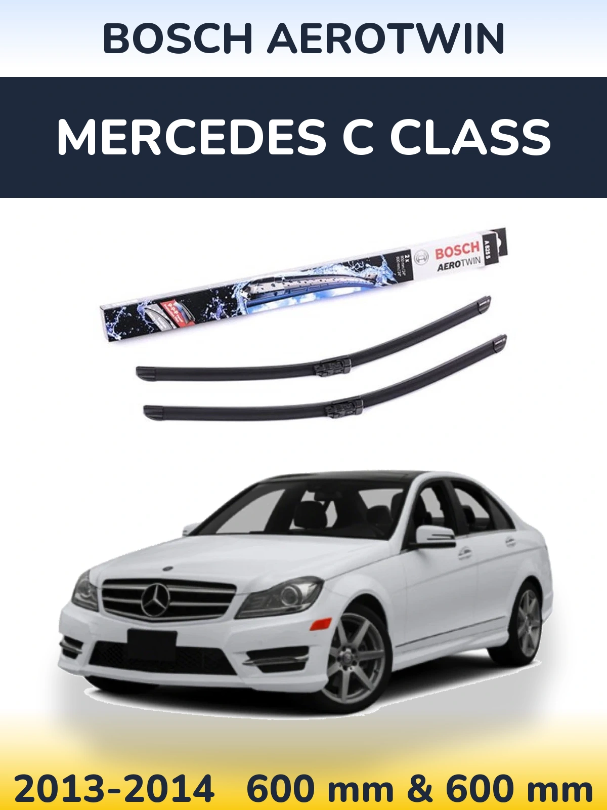 Torkarblad BOSCH AeroTwin för Mercedes C Class
