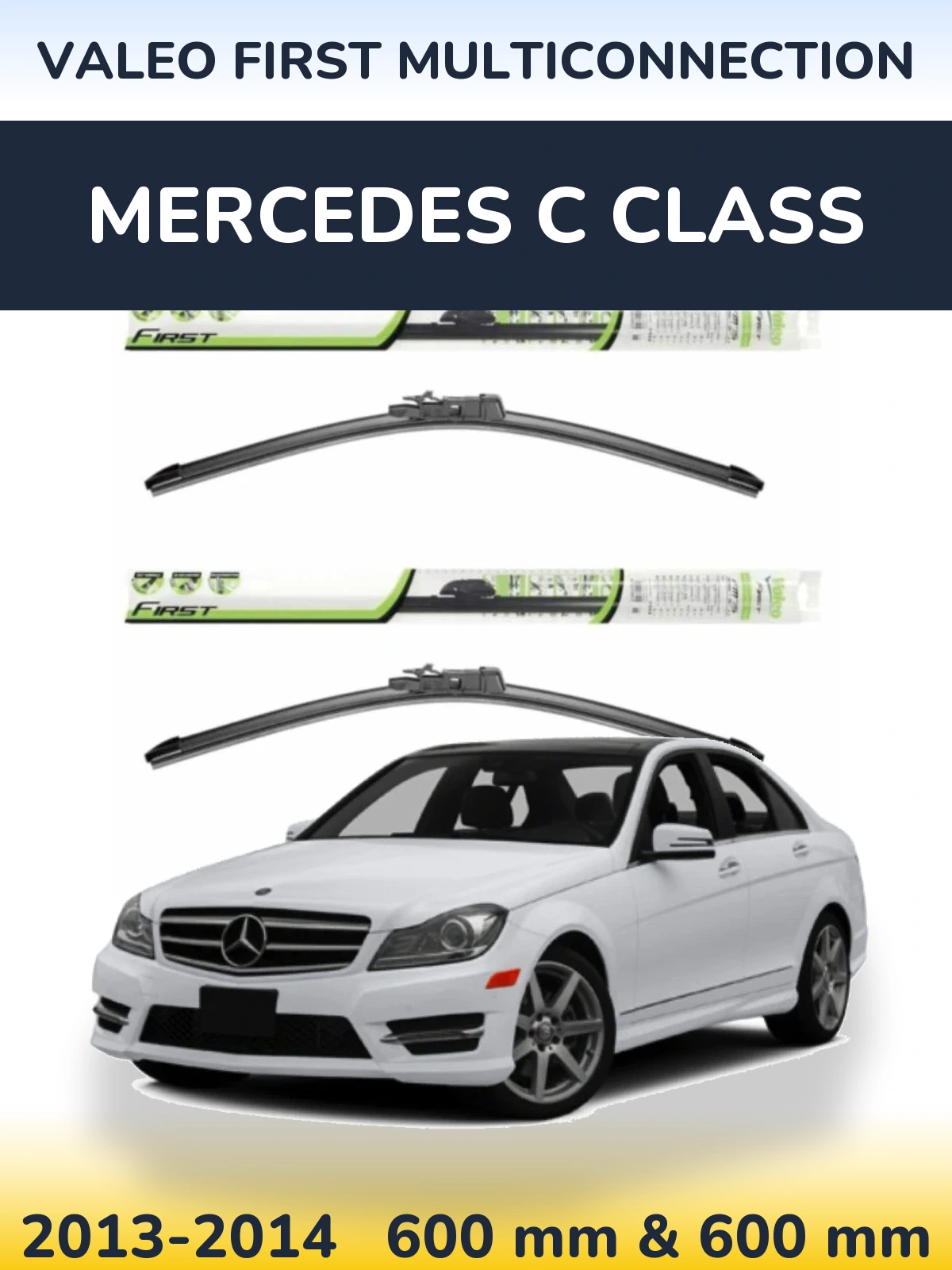Torkarblad Valeo First MultiConnection för Mercedes C Class