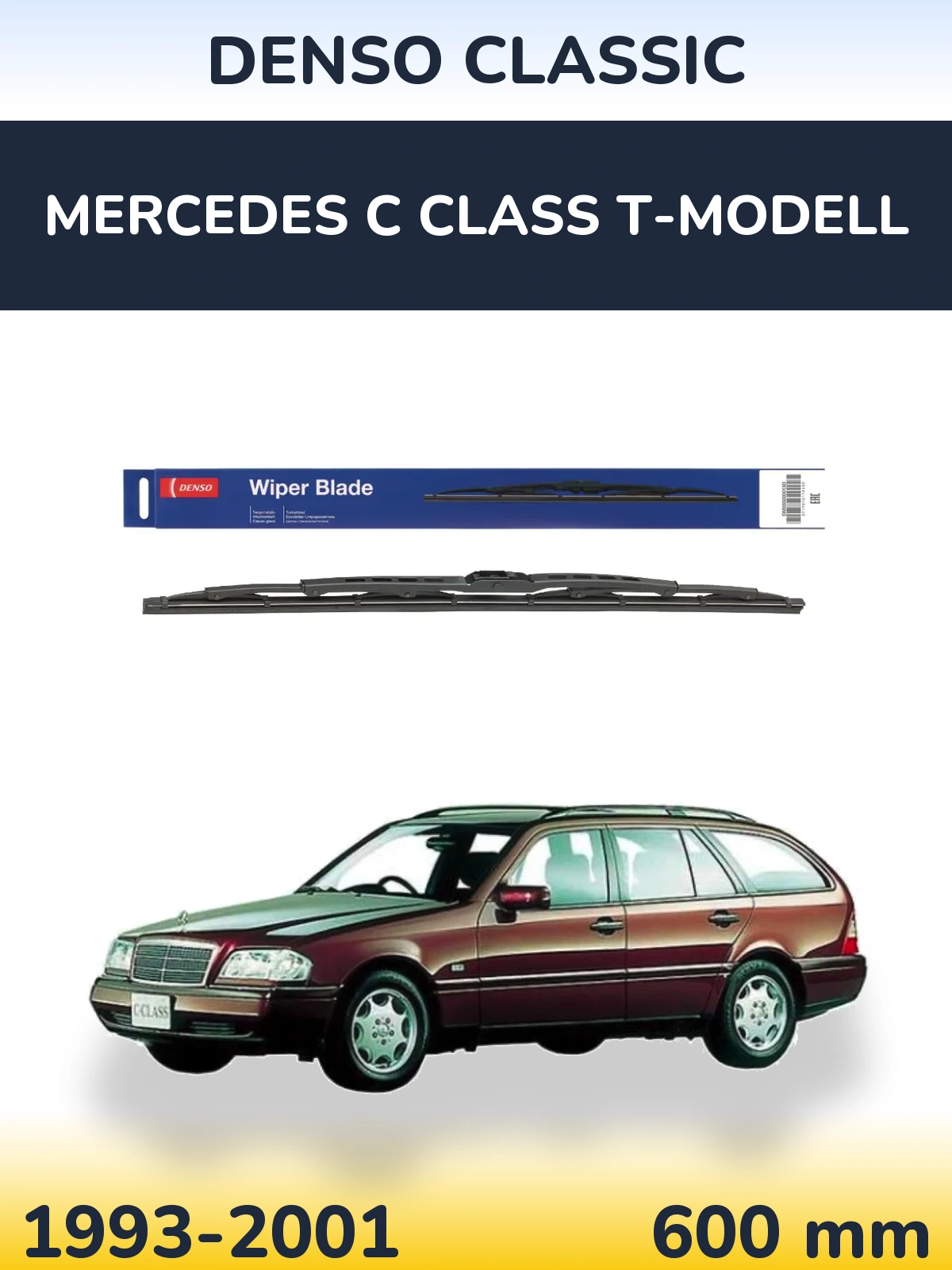 Torkarblad Denso Classic för Mercedes C Class T-Modelll