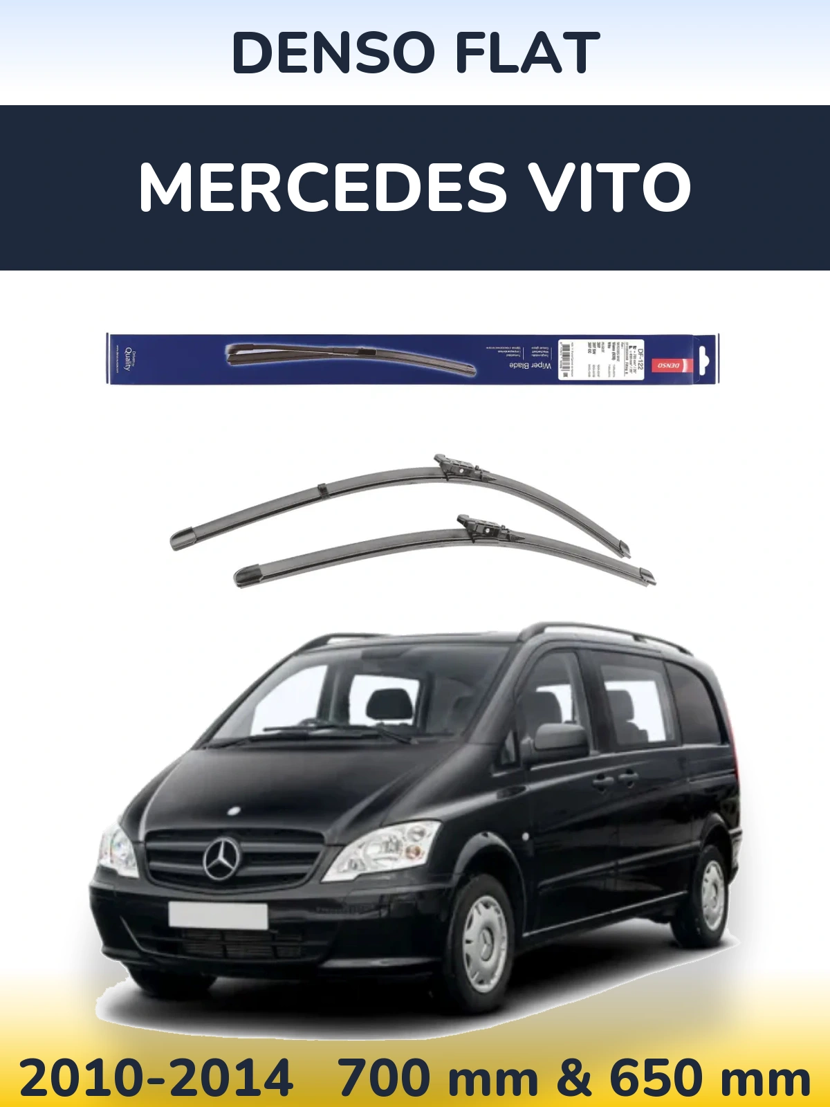 Torkarblad Denso Flat för Mercedes Vito