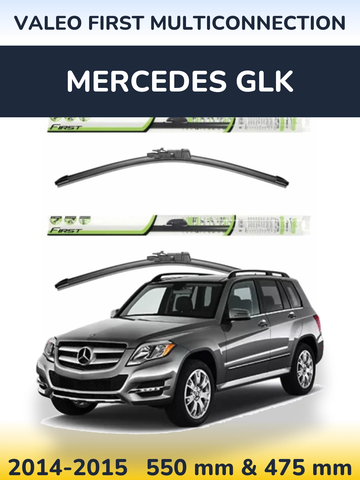 Torkarblad Valeo First MultiConnection för Mercedes GLK