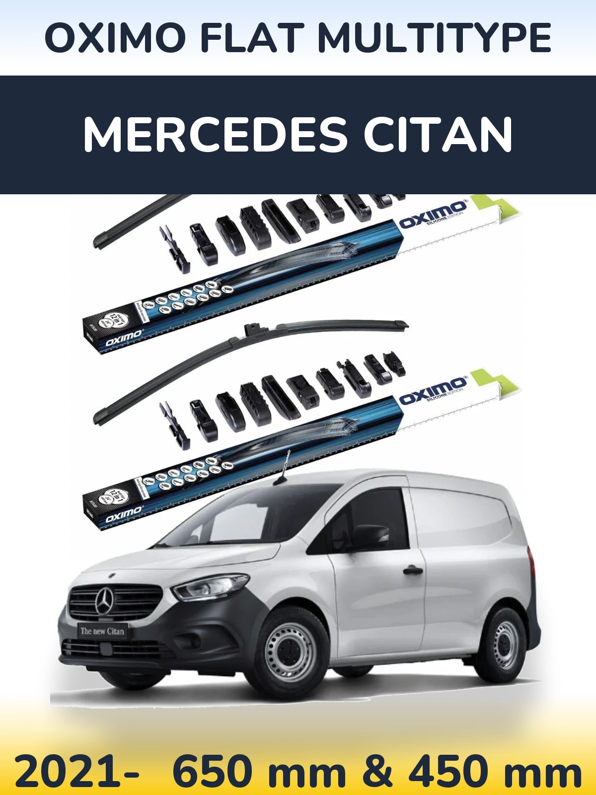 Torkarblad Oximo Flat MultiType för Mercedes Citan