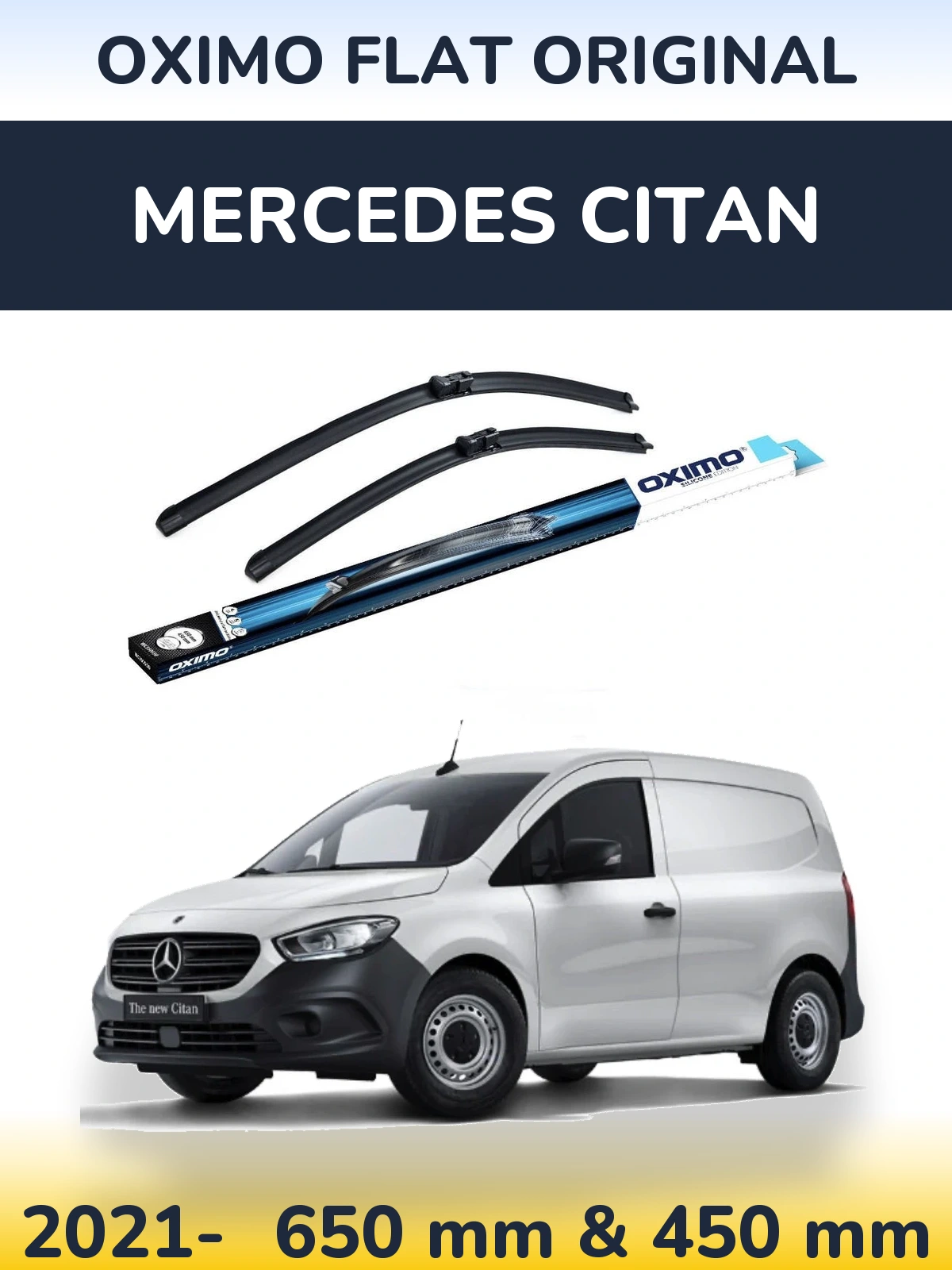Torkarblad Oximo Flat Original för Mercedes Citan