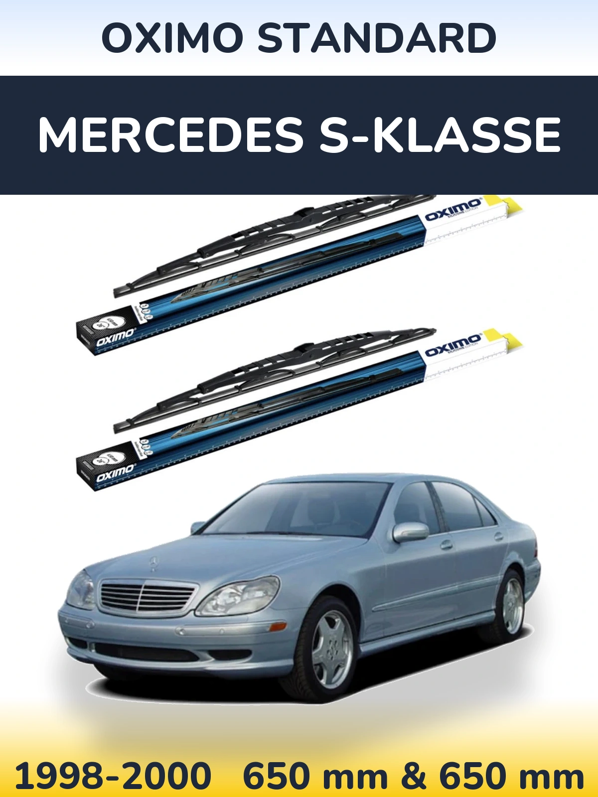 Torkarblad Oximo Standard för Mercedes S-Klasse