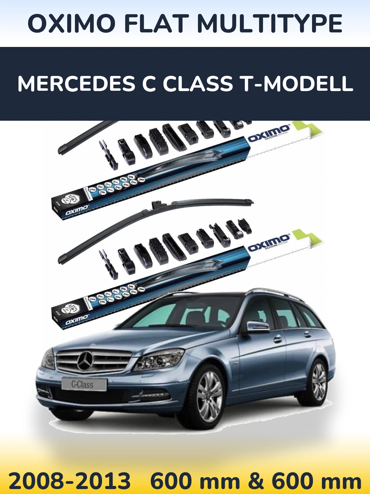 Torkarblad Oximo Flat MultiType för Mercedes C Class T-Modelll