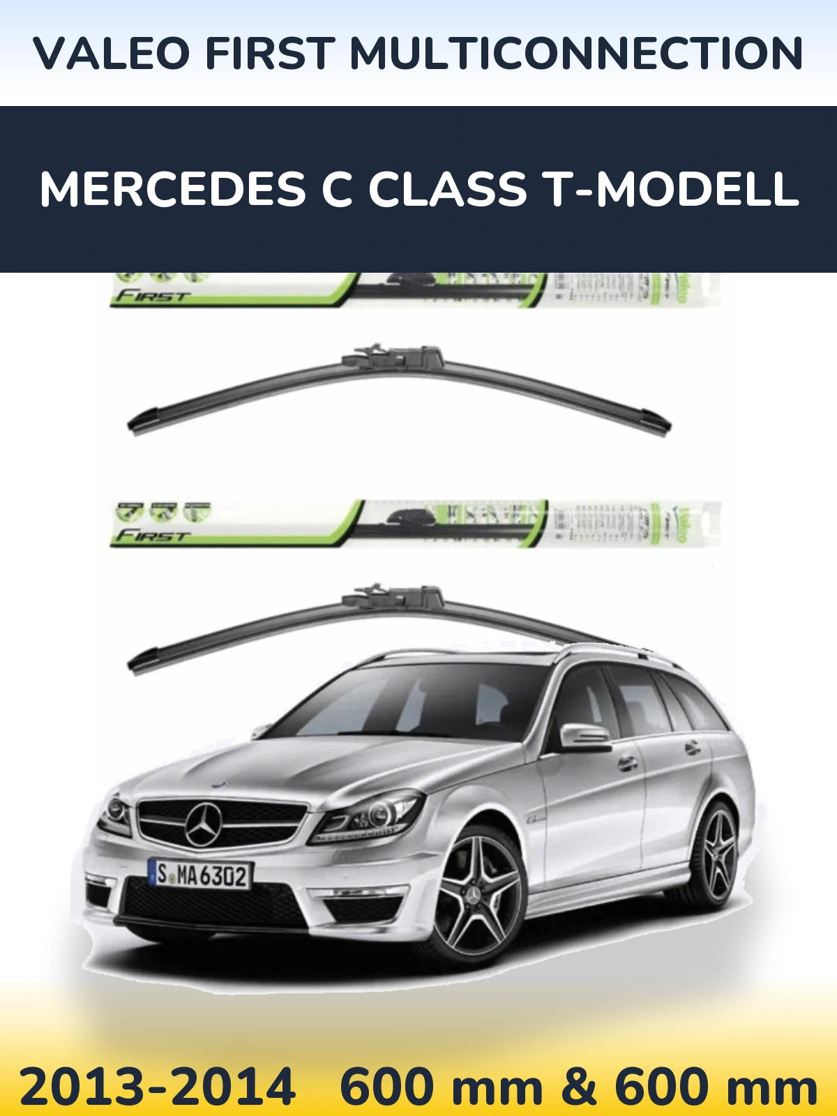 Torkarblad Valeo First MultiConnection för Mercedes C Class T-Modelll