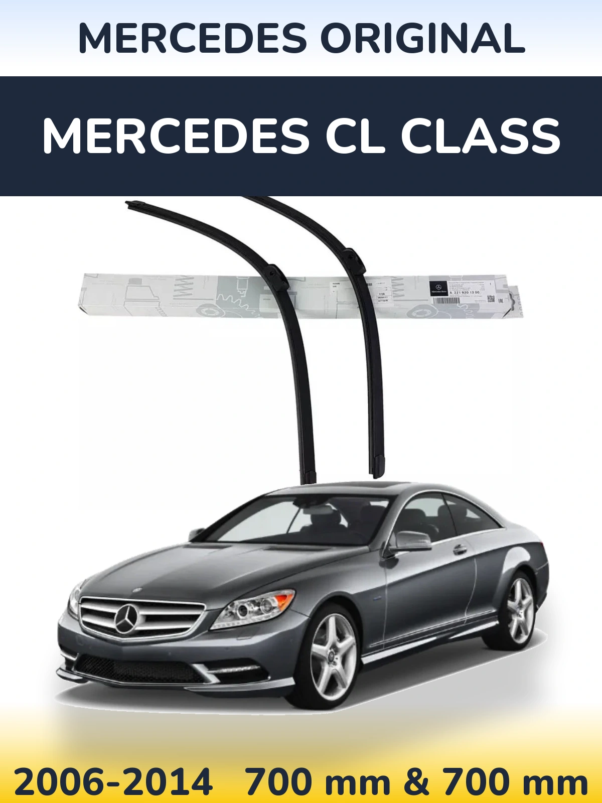 Torkarblad Mercedes OEM Mercedes Original för Mercedes CL Class