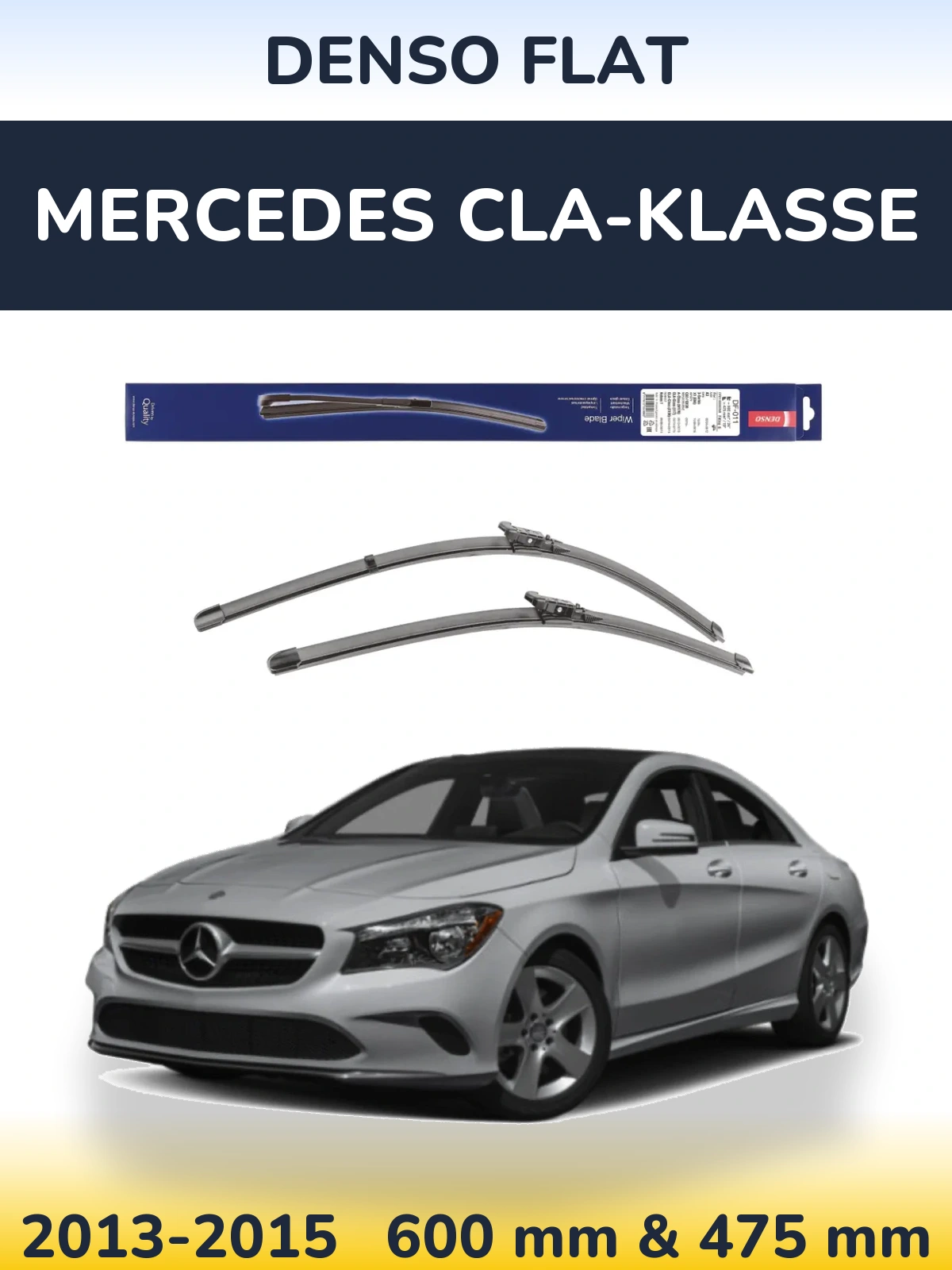 Torkarblad Denso Flat för Mercedes CLA-Klasse