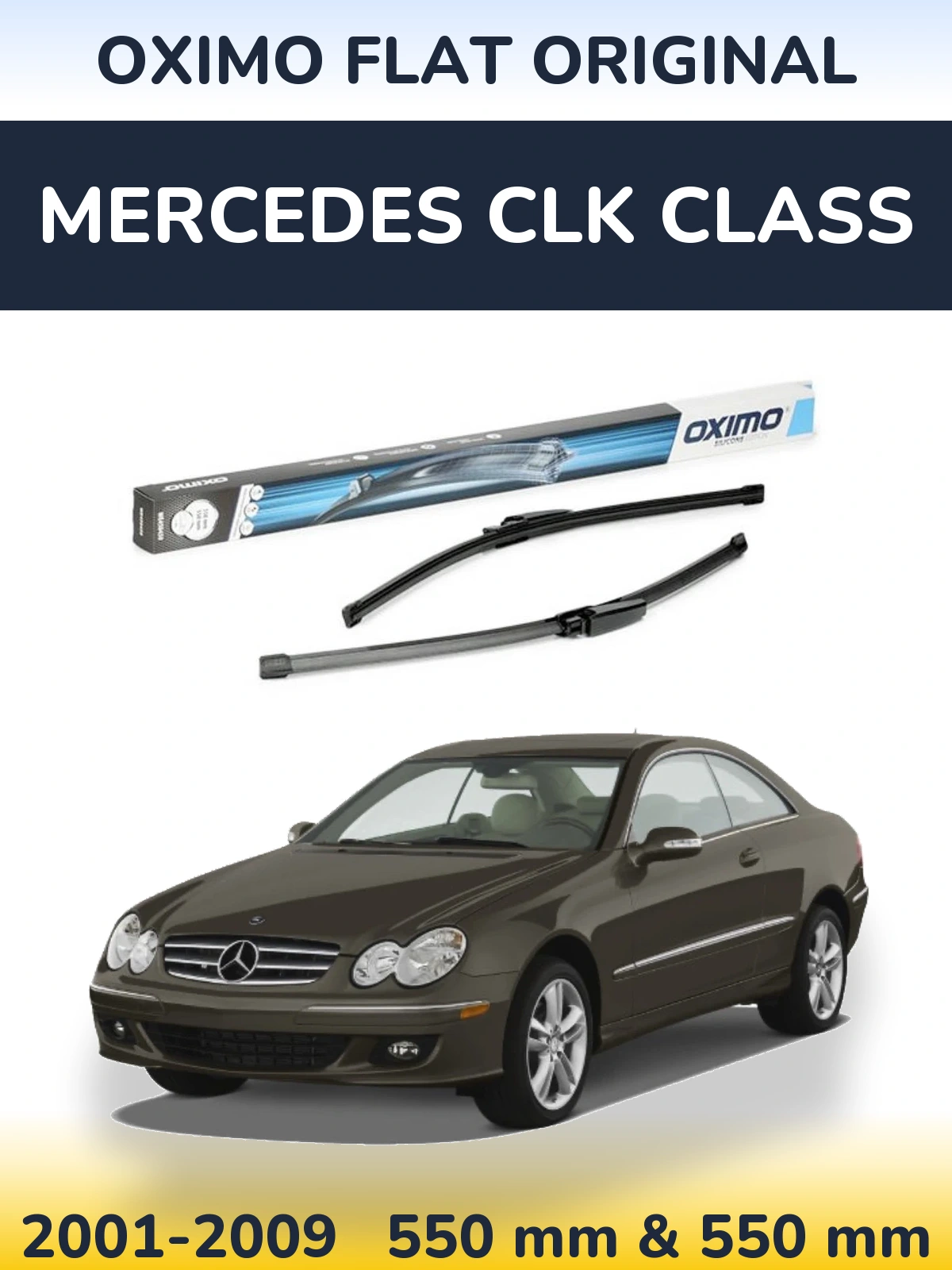 Torkarblad Oximo Flat Original för Mercedes CLK Class
