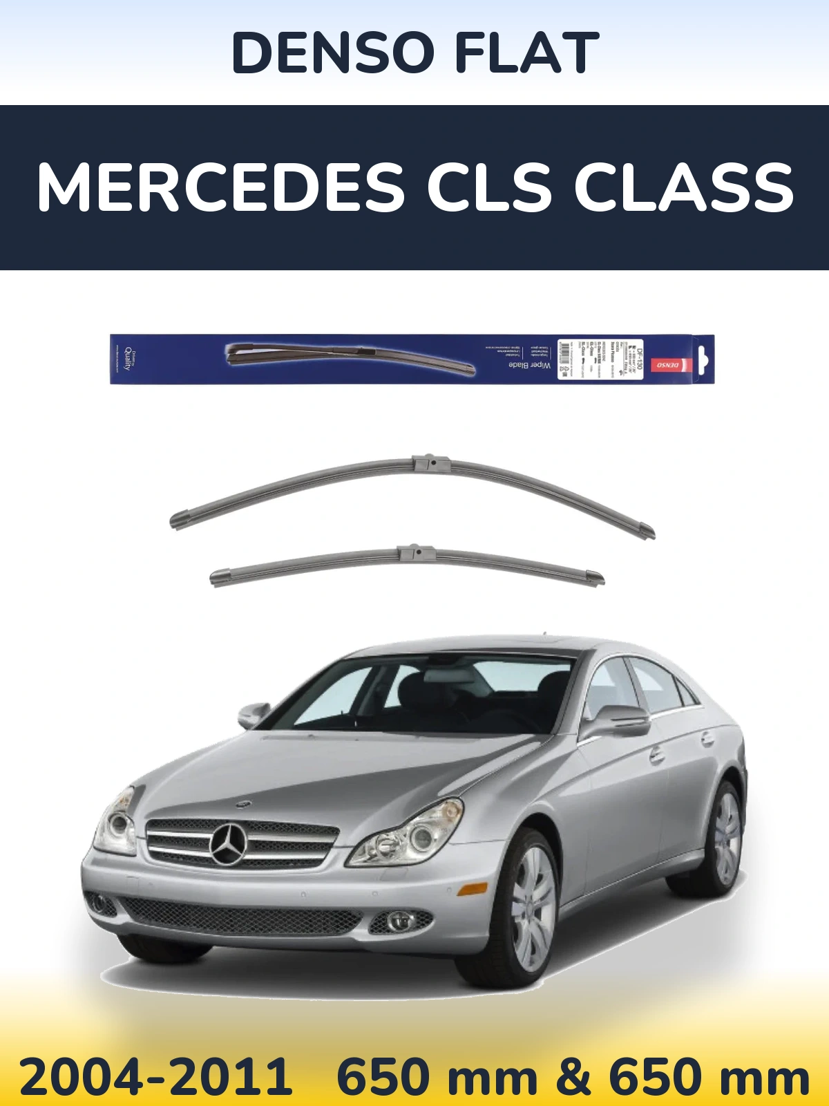 Torkarblad Denso Flat för Mercedes CLS Class