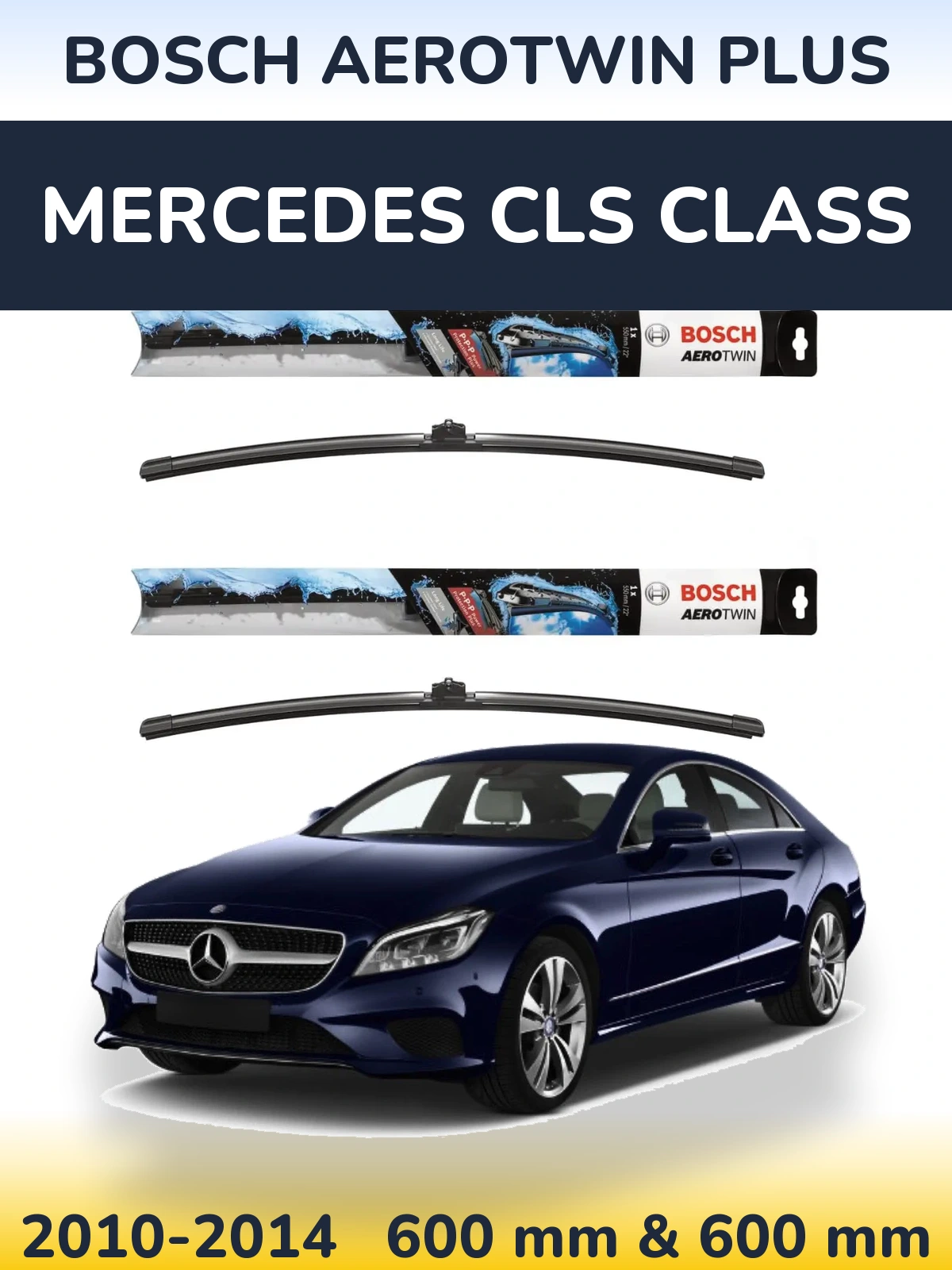 Torkarblad BOSCH AeroTwin Plus för Mercedes CLS Class