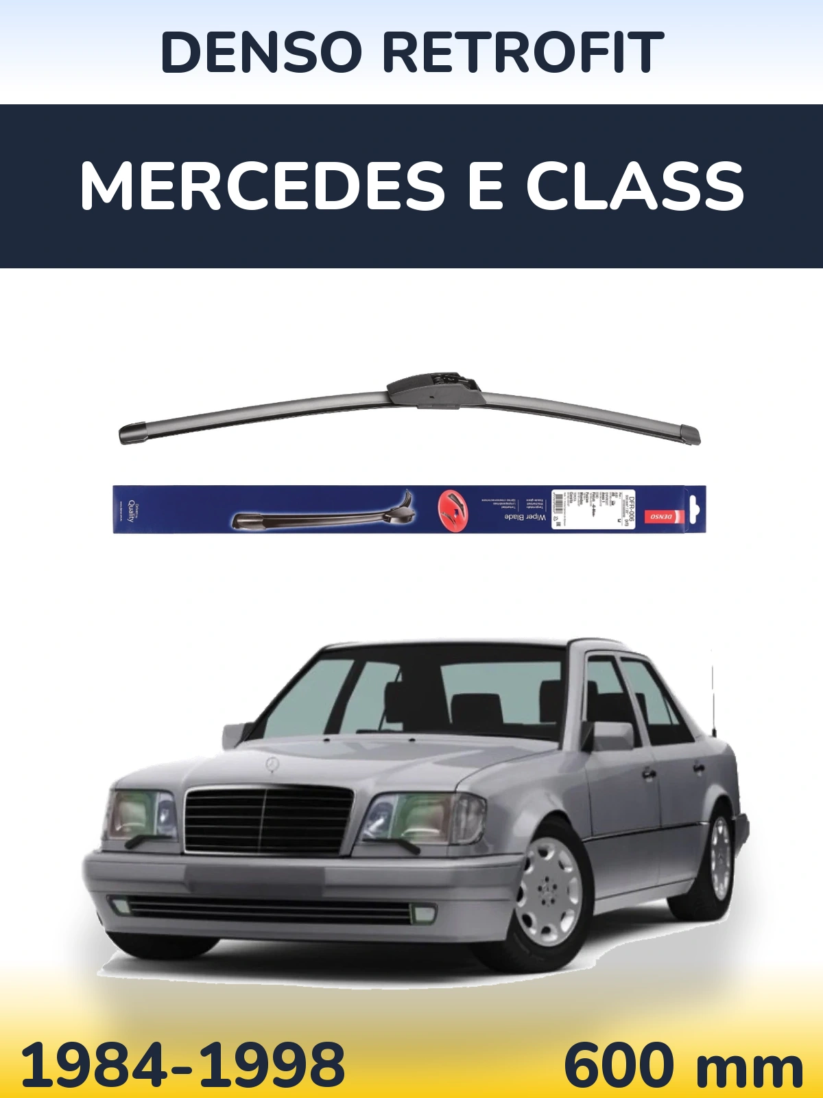 Torkarblad Denso Retrofit för Mercedes E Class