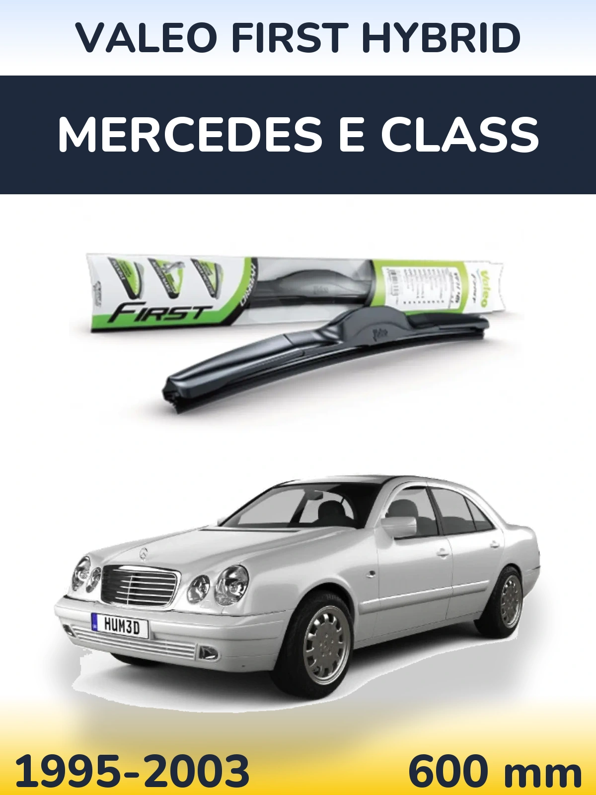 Torkarblad Valeo First Hybrid för Mercedes E Class