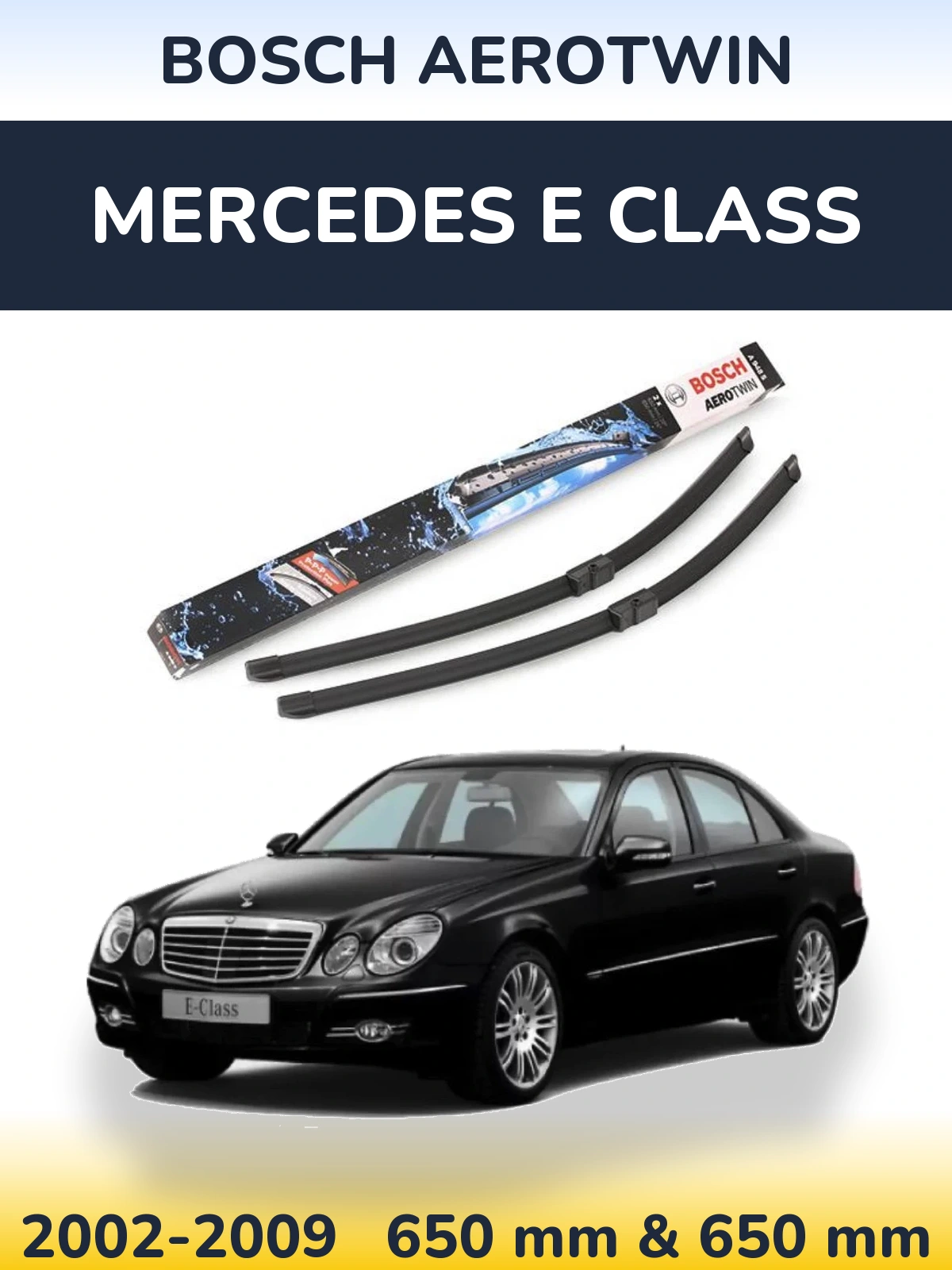 Torkarblad BOSCH AeroTwin för Mercedes E Class