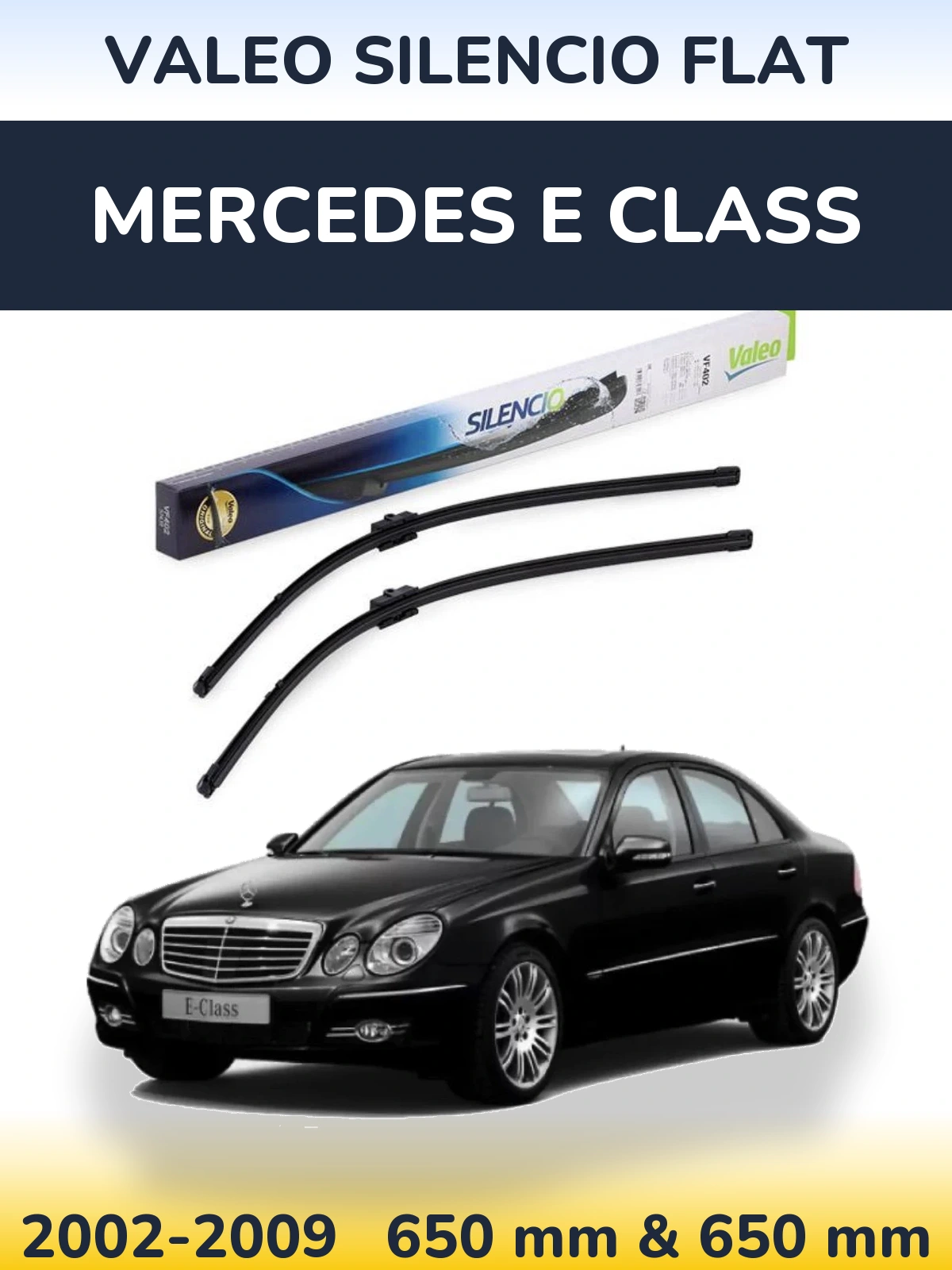Torkarblad Valeo Silencio Flat för Mercedes E Class