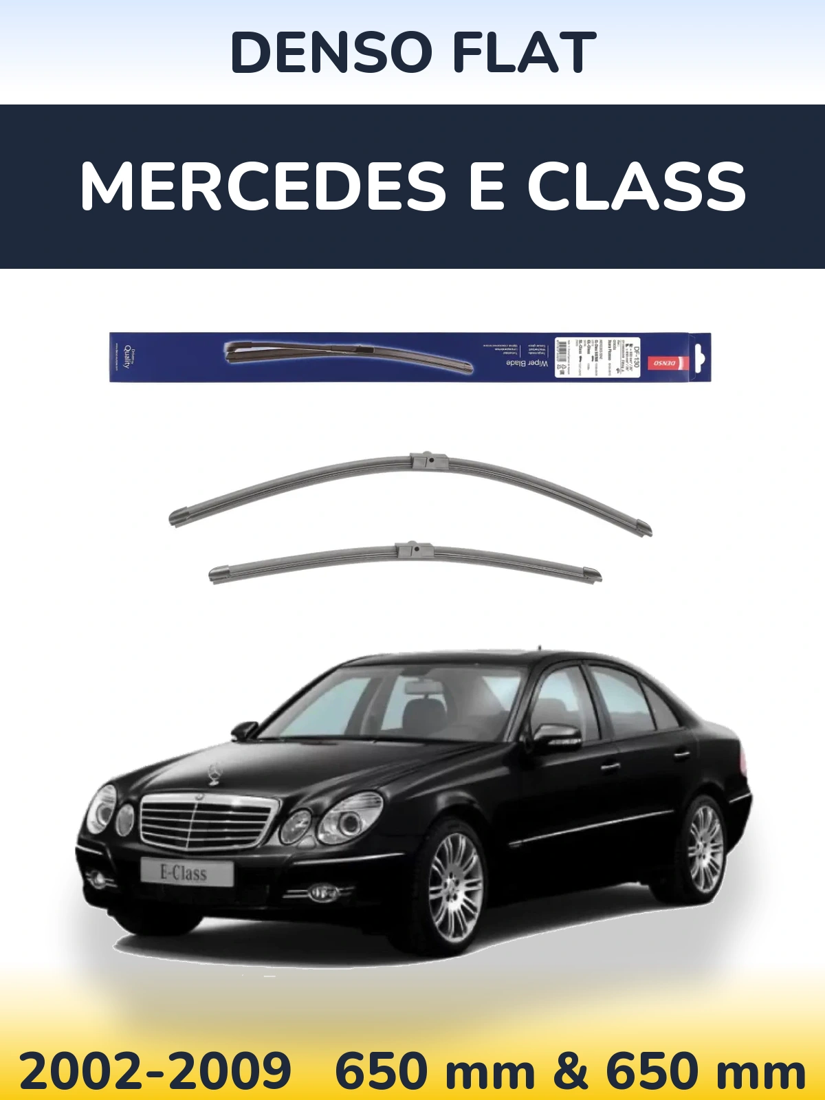 Torkarblad Denso Flat för Mercedes E Class