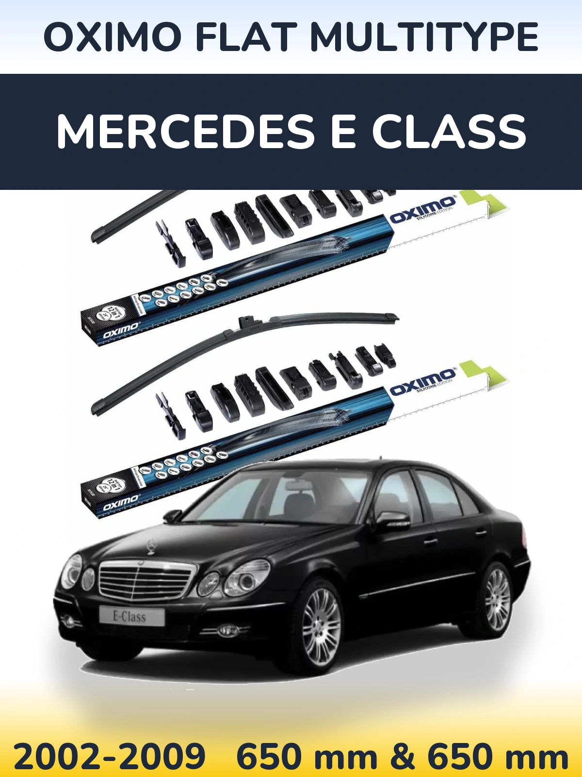Torkarblad Oximo Flat MultiType för Mercedes E Class
