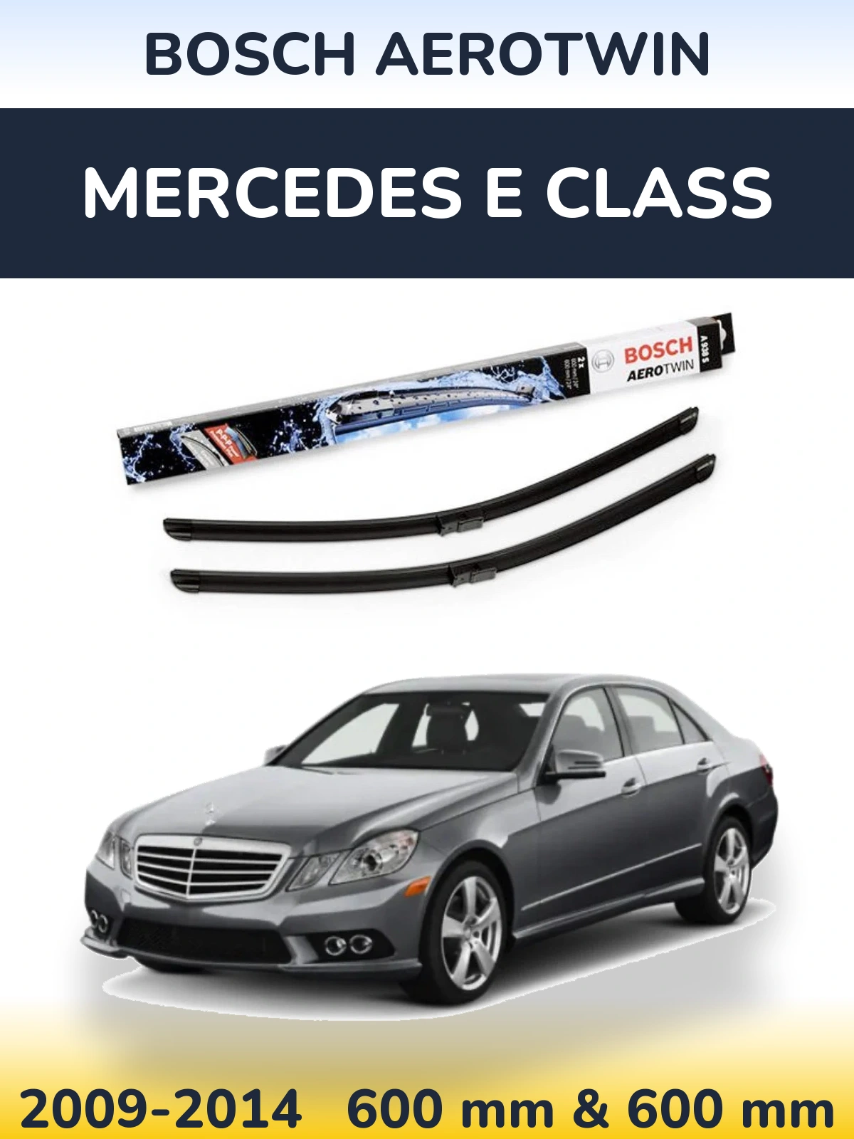 Torkarblad BOSCH AeroTwin för Mercedes E Class