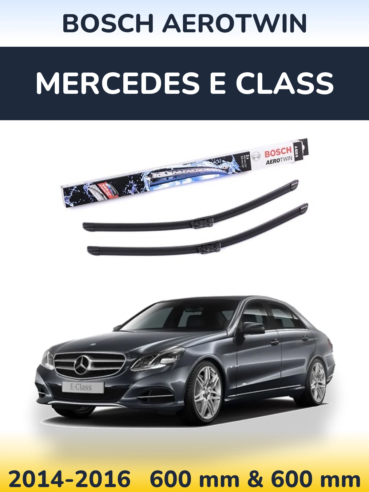Torkarblad BOSCH AeroTwin för Mercedes E Class