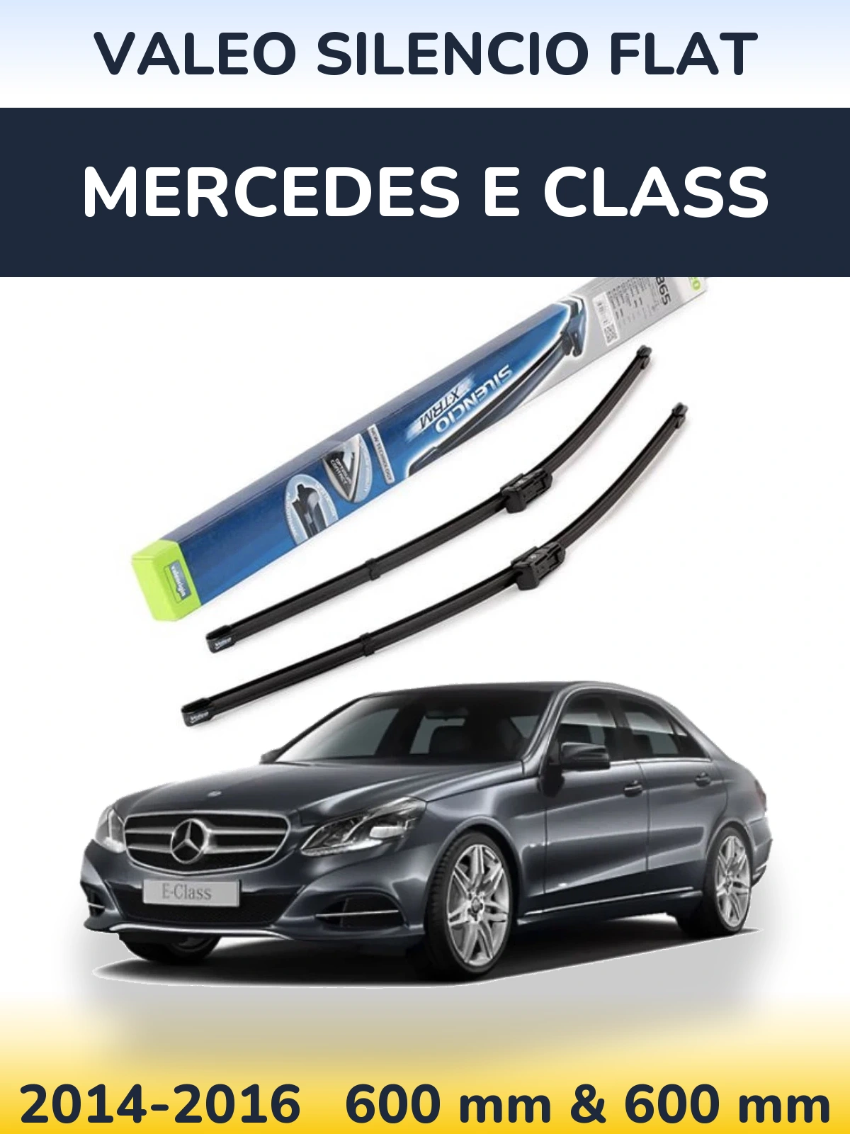 Torkarblad Valeo Silencio Flat för Mercedes E Class