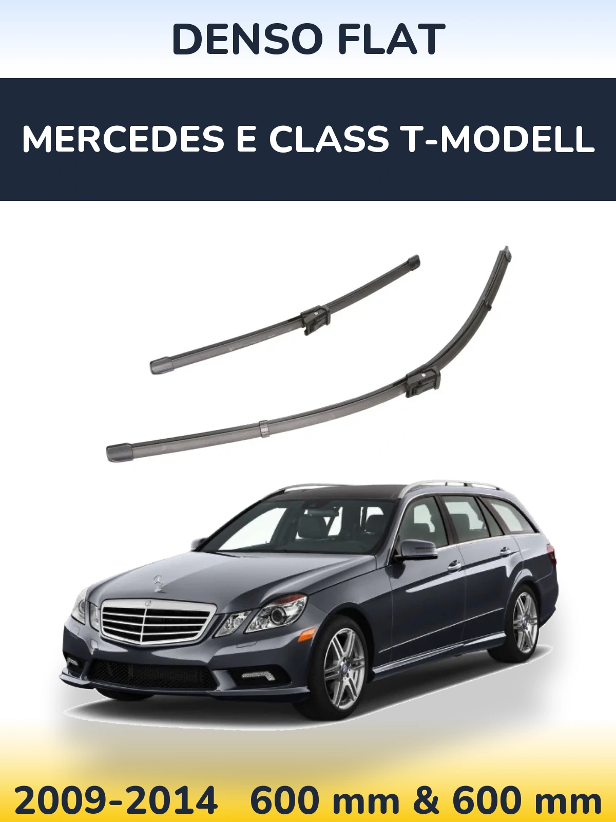 Torkarblad Denso Flat för Mercedes E Class T-Modelll
