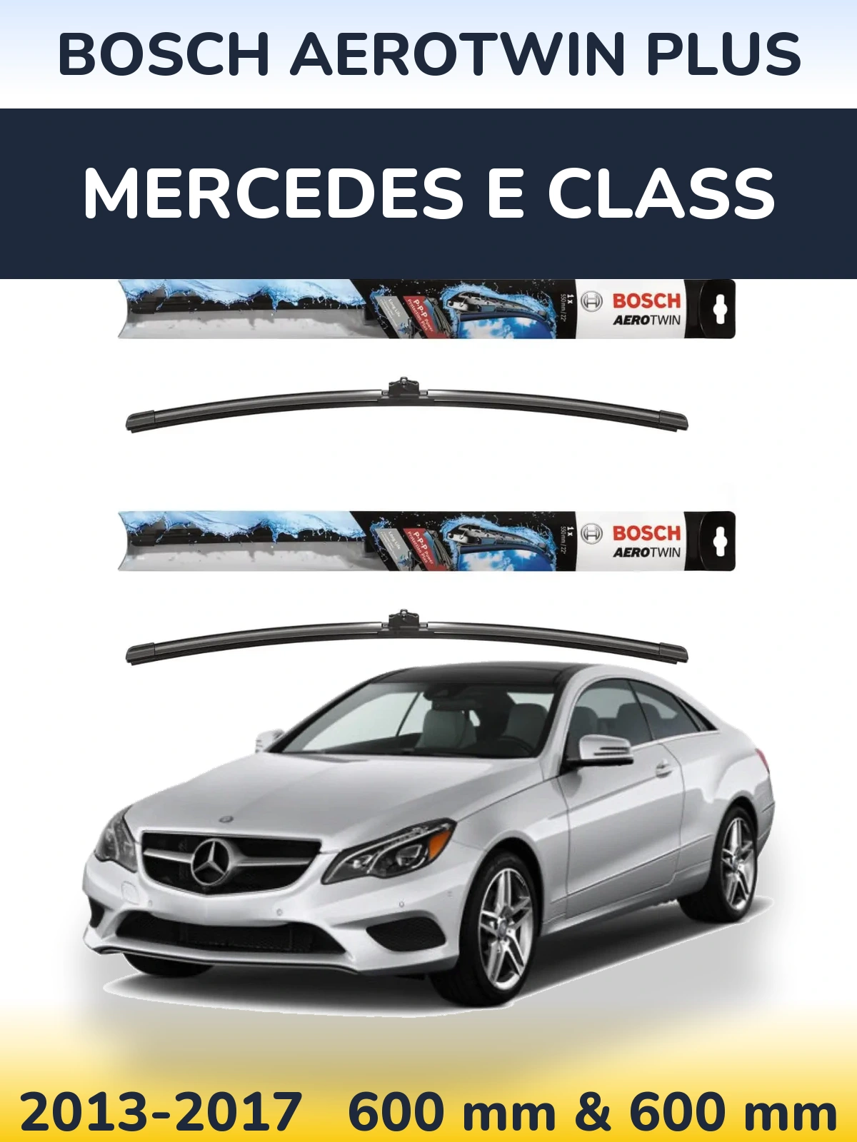 Torkarblad BOSCH AeroTwin Plus för Mercedes E Class
