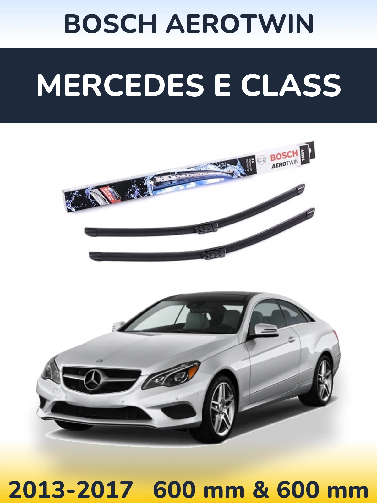 Torkarblad BOSCH AeroTwin för Mercedes E Class