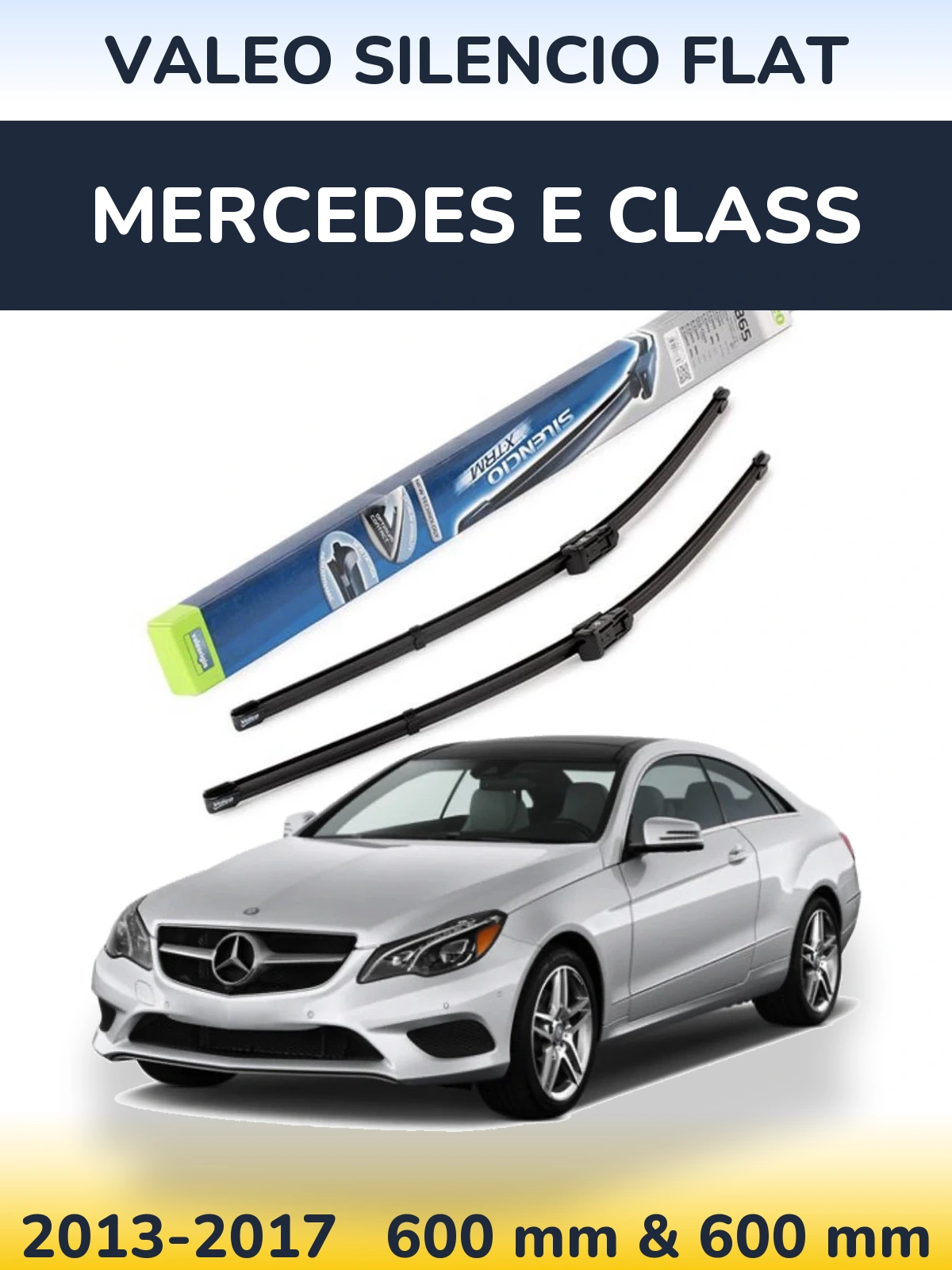 Torkarblad Valeo Silencio Flat för Mercedes E Class