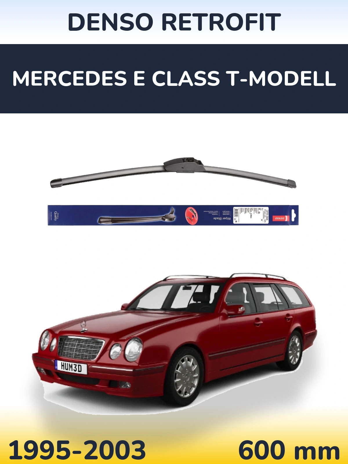 Torkarblad Denso Retrofit för Mercedes E Class T-Modelll
