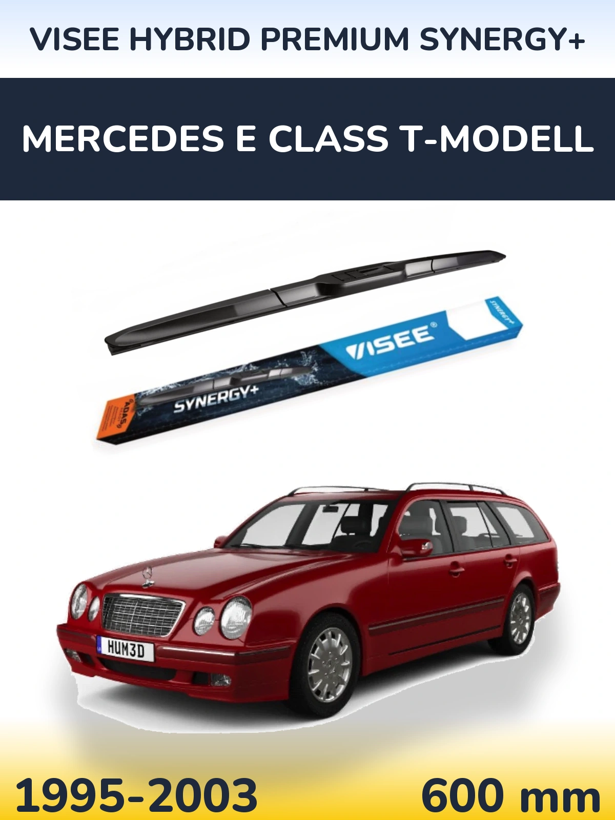 Torkarblad VISEE HYBRID PREMIUM SYNERGY+ för Mercedes E Class T-Modelll