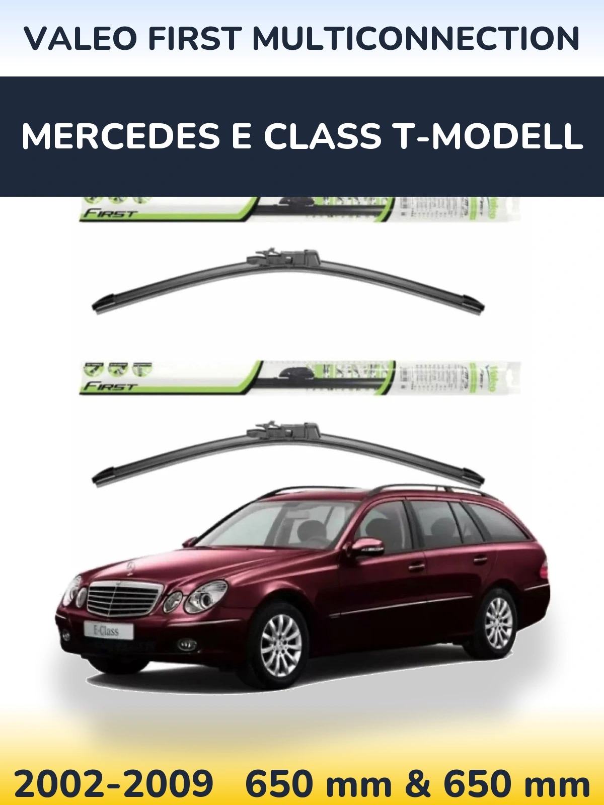 Torkarblad Valeo First MultiConnection för Mercedes E Class T-Modelll