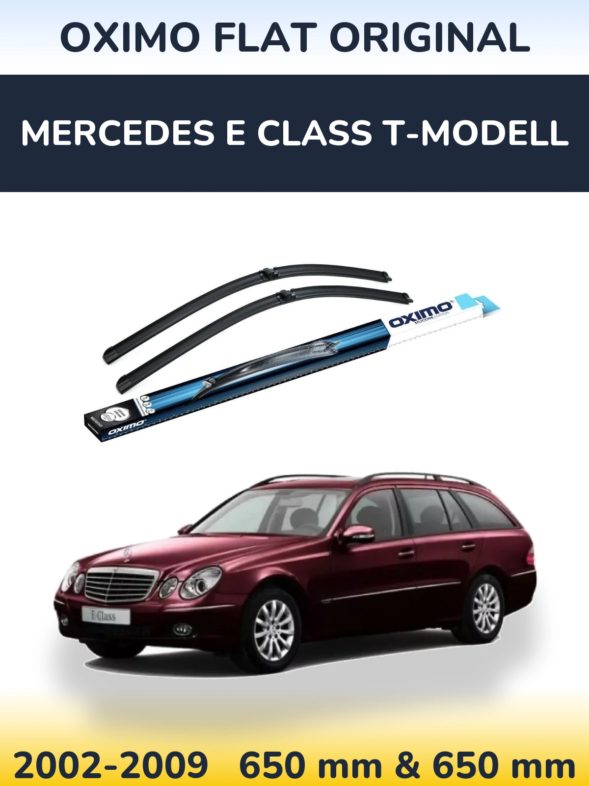 Torkarblad Oximo Flat Original för Mercedes E Class T-Modelll