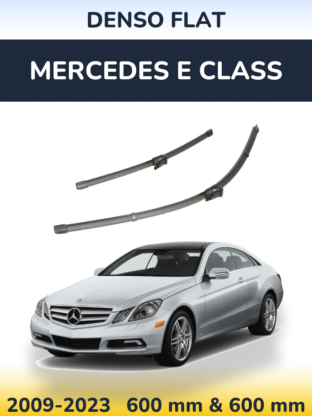 Torkarblad Denso Flat för Mercedes E Class