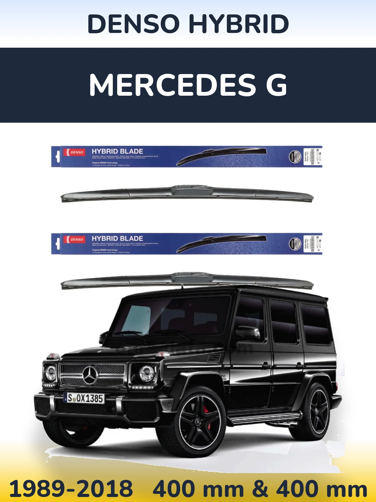 Torkarblad Denso Hybrid för Mercedes G