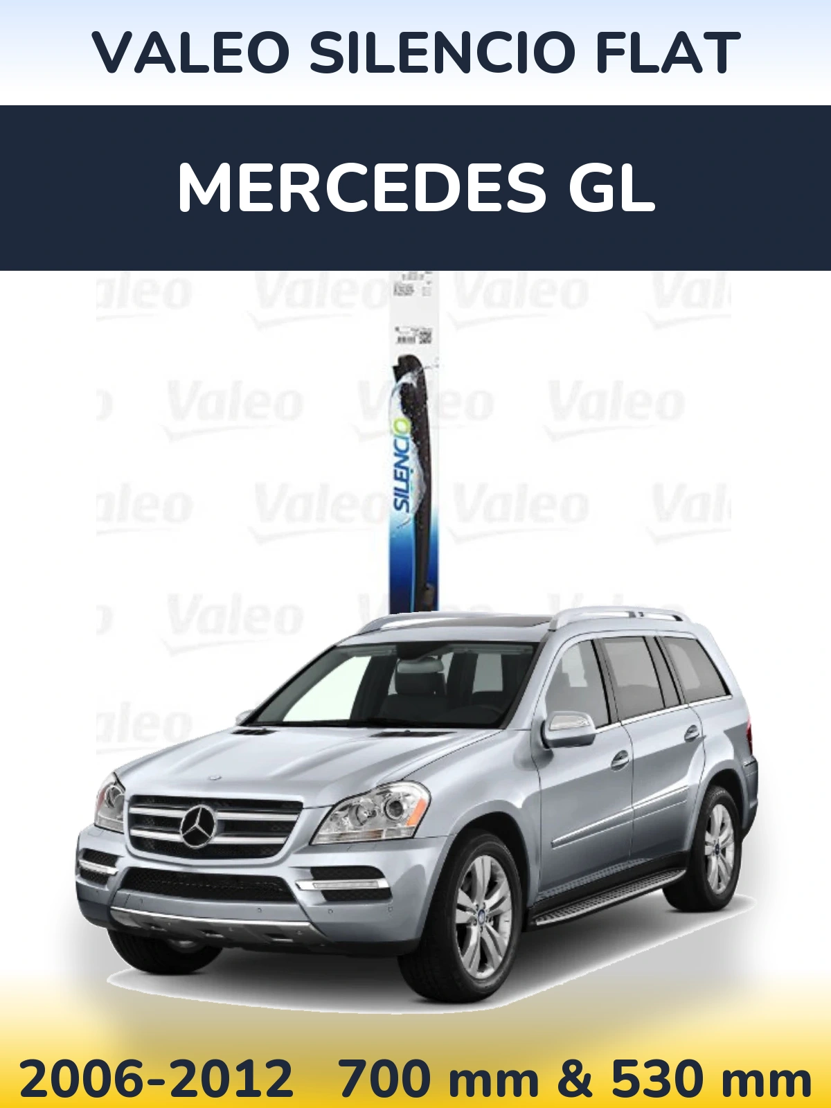 Torkarblad Valeo Silencio Flat för Mercedes GL