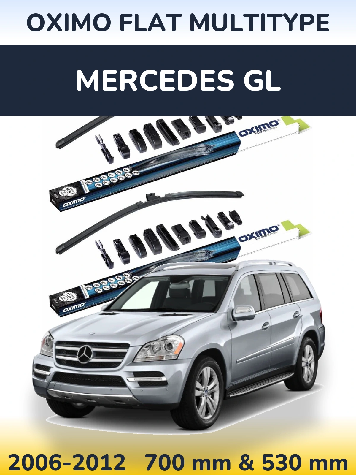 Torkarblad Oximo Flat MultiType för Mercedes GL