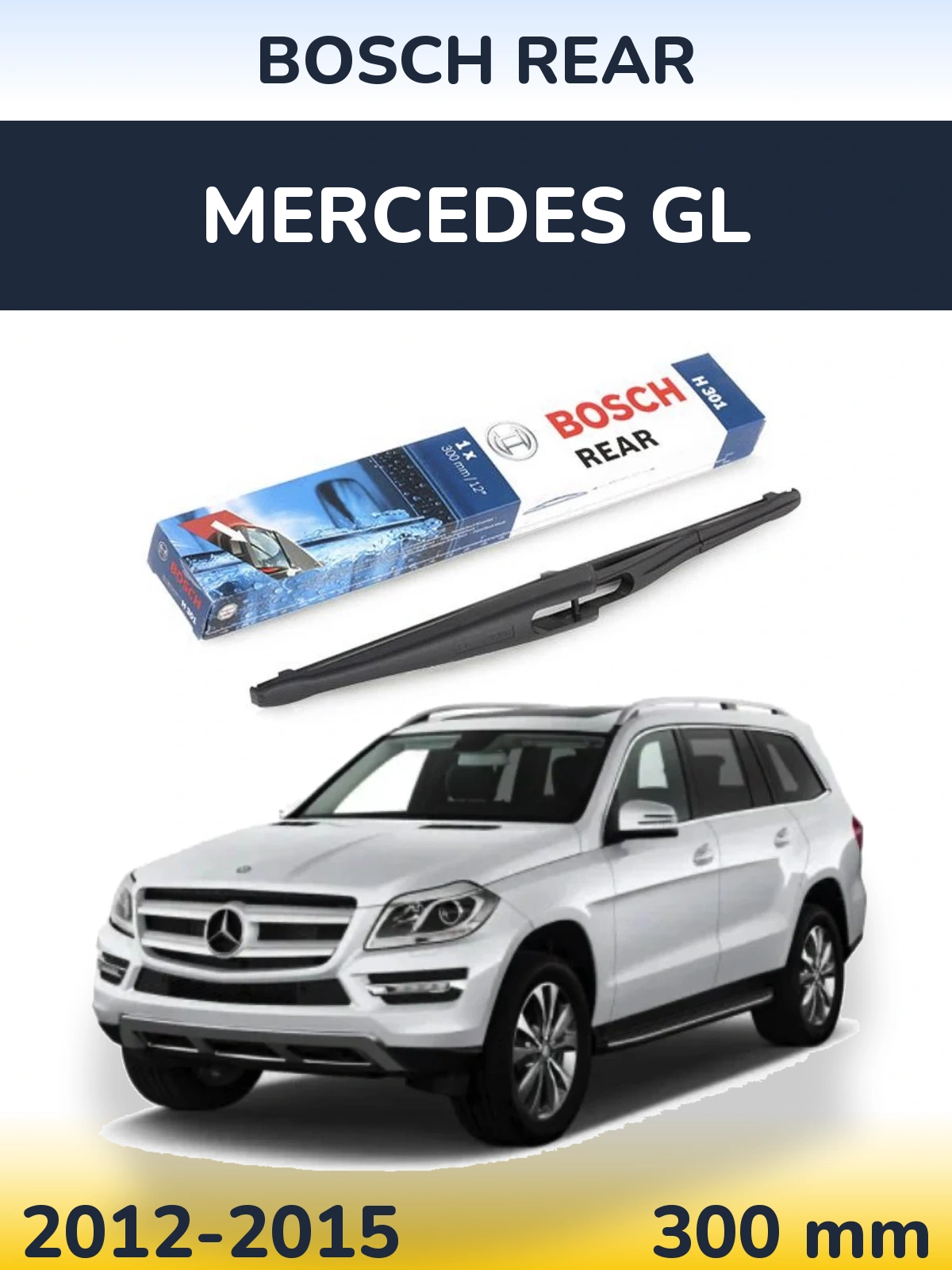Torkarblad BOSCH Rear för Mercedes GL
