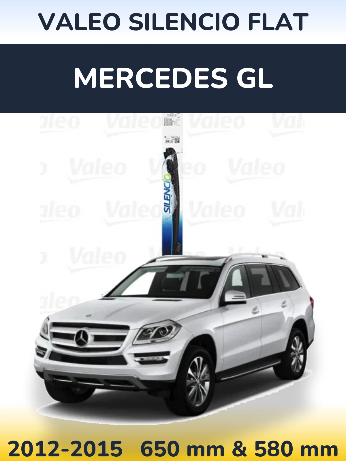 Torkarblad Valeo Silencio Flat för Mercedes GL