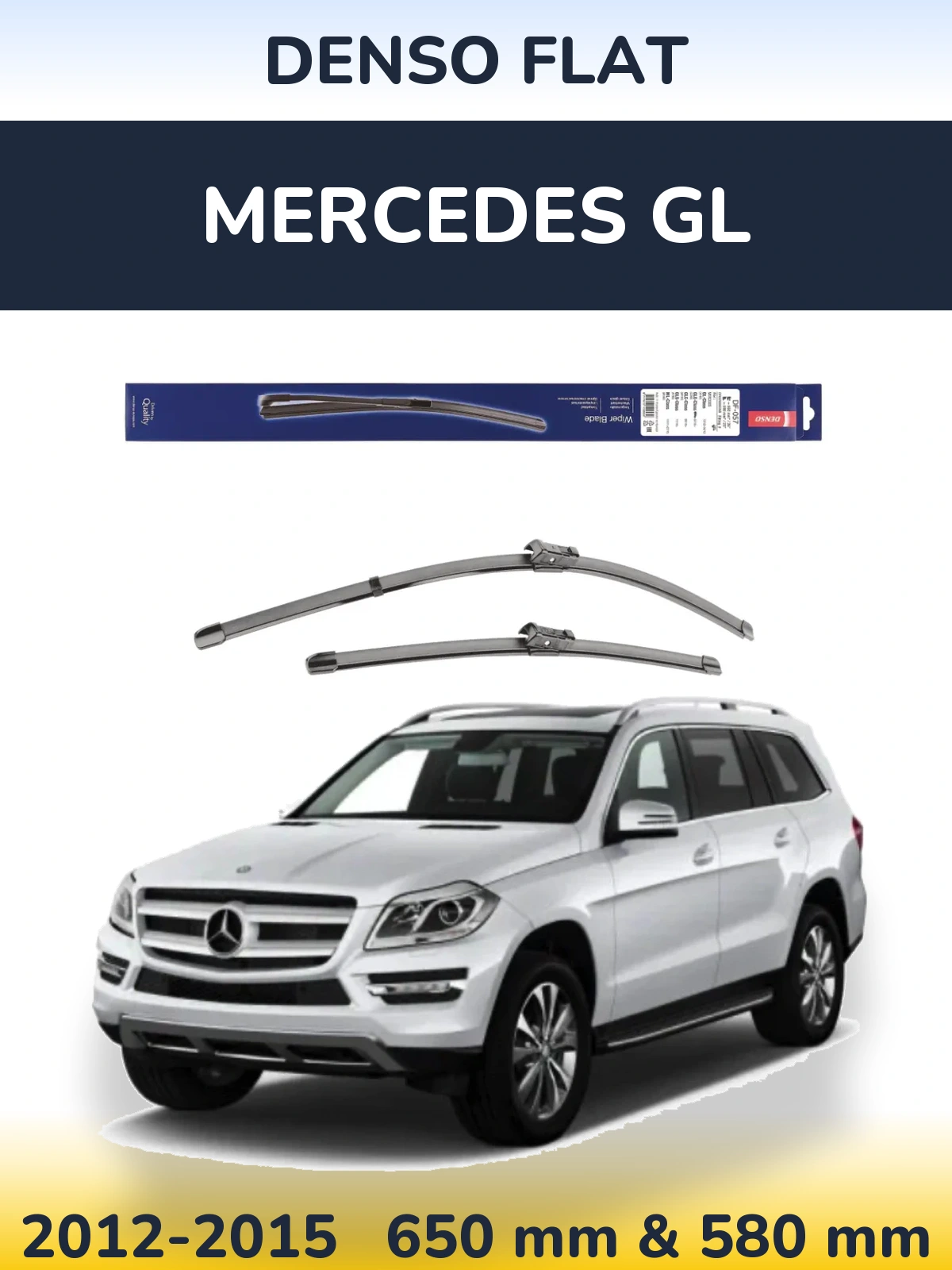 Torkarblad Denso Flat för Mercedes GL
