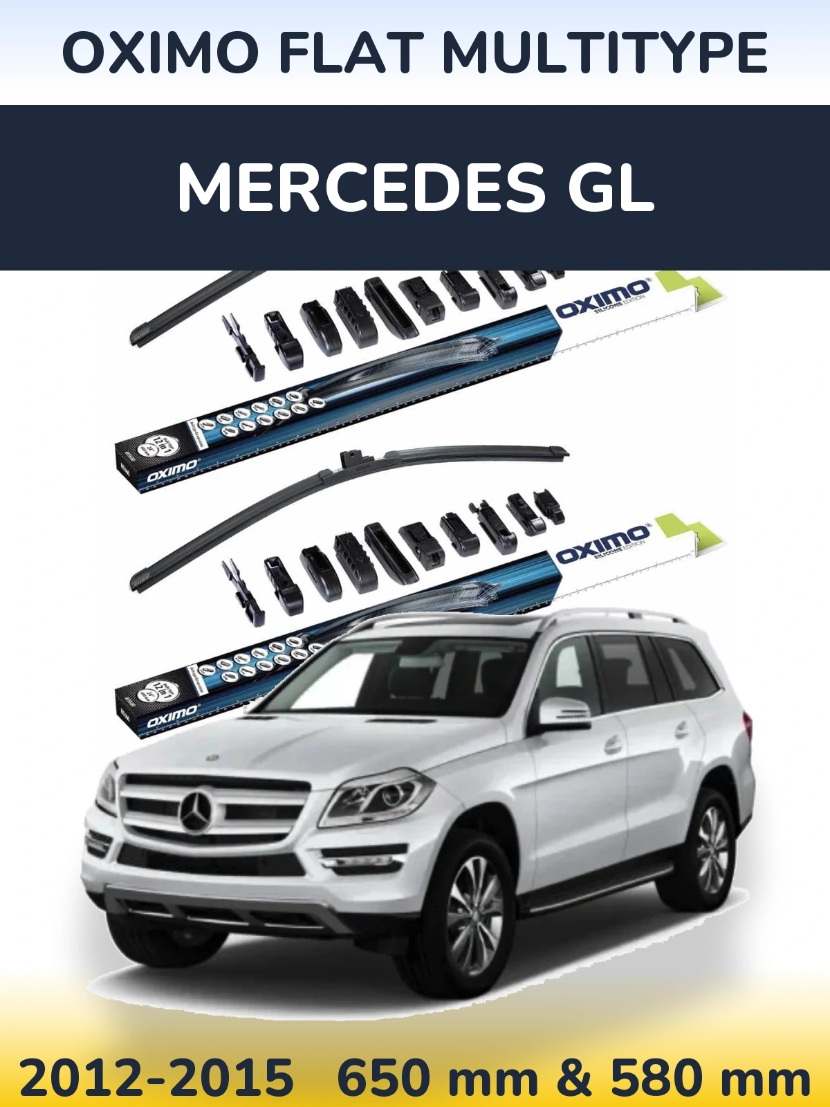Torkarblad Oximo Flat MultiType för Mercedes GL