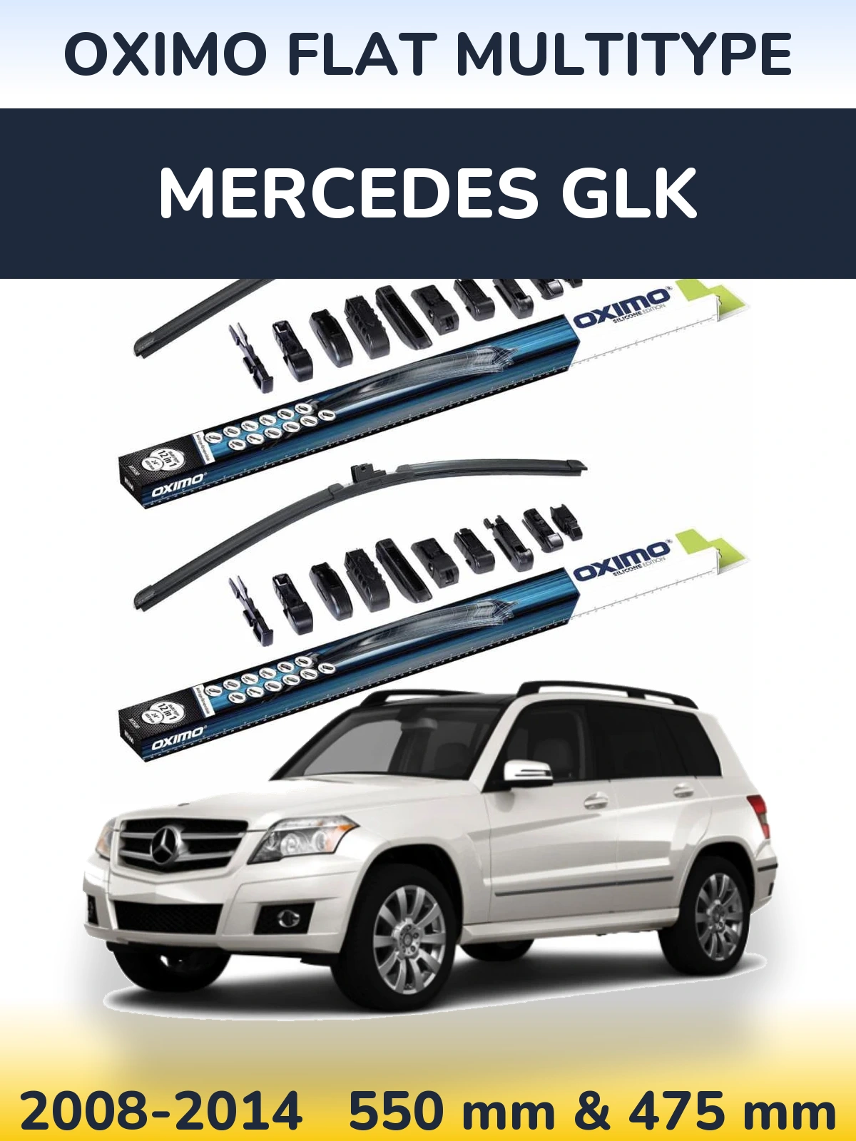 Torkarblad Oximo Flat MultiType för Mercedes GLK