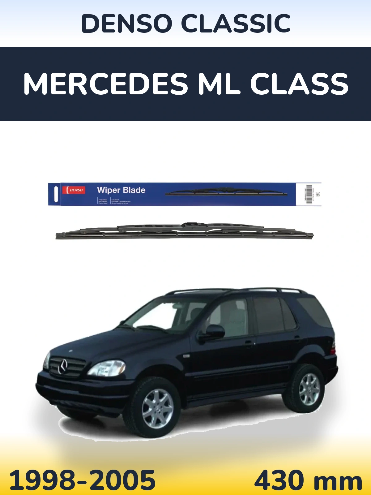 Torkarblad Denso Classic för Mercedes ML Class