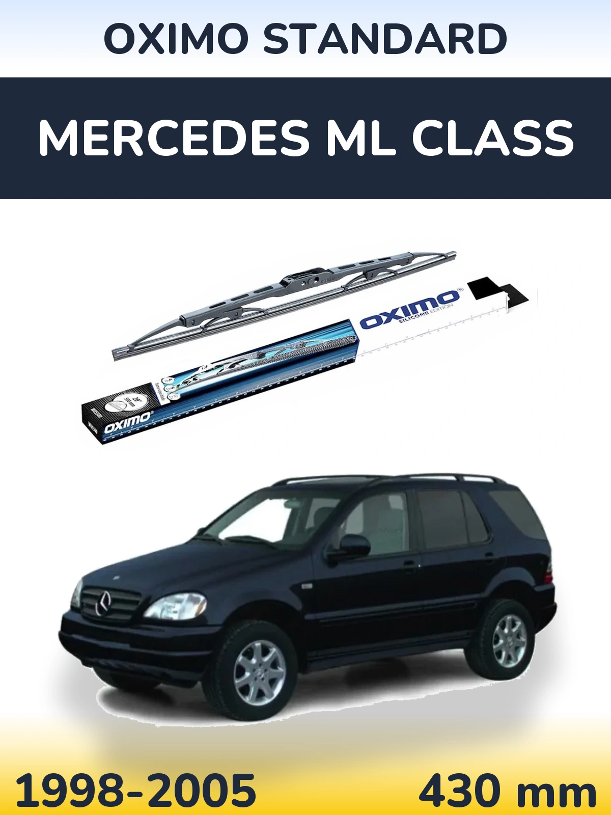 Torkarblad Oximo Standard för Mercedes ML Class