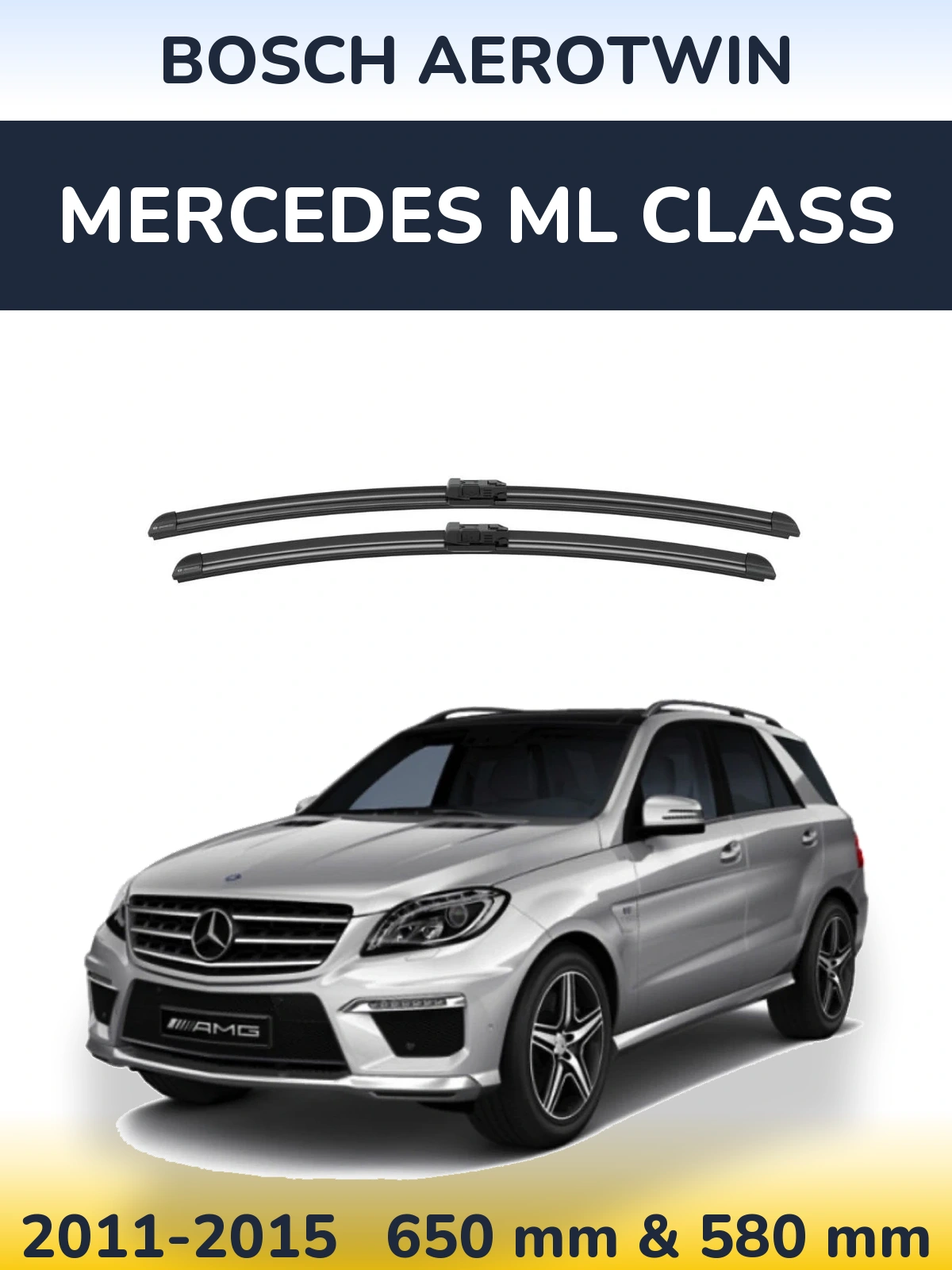 Torkarblad BOSCH AeroTwin för Mercedes ML Class