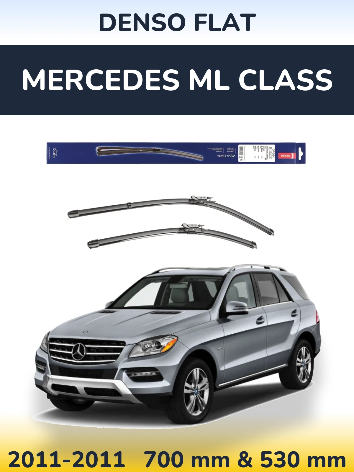 Torkarblad Denso Flat för Mercedes ML Class