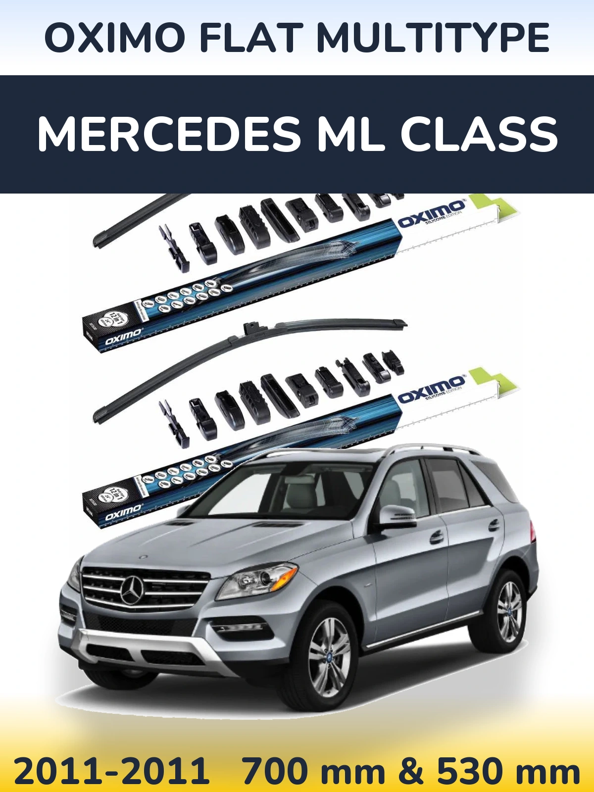 Torkarblad Oximo Flat MultiType för Mercedes ML Class